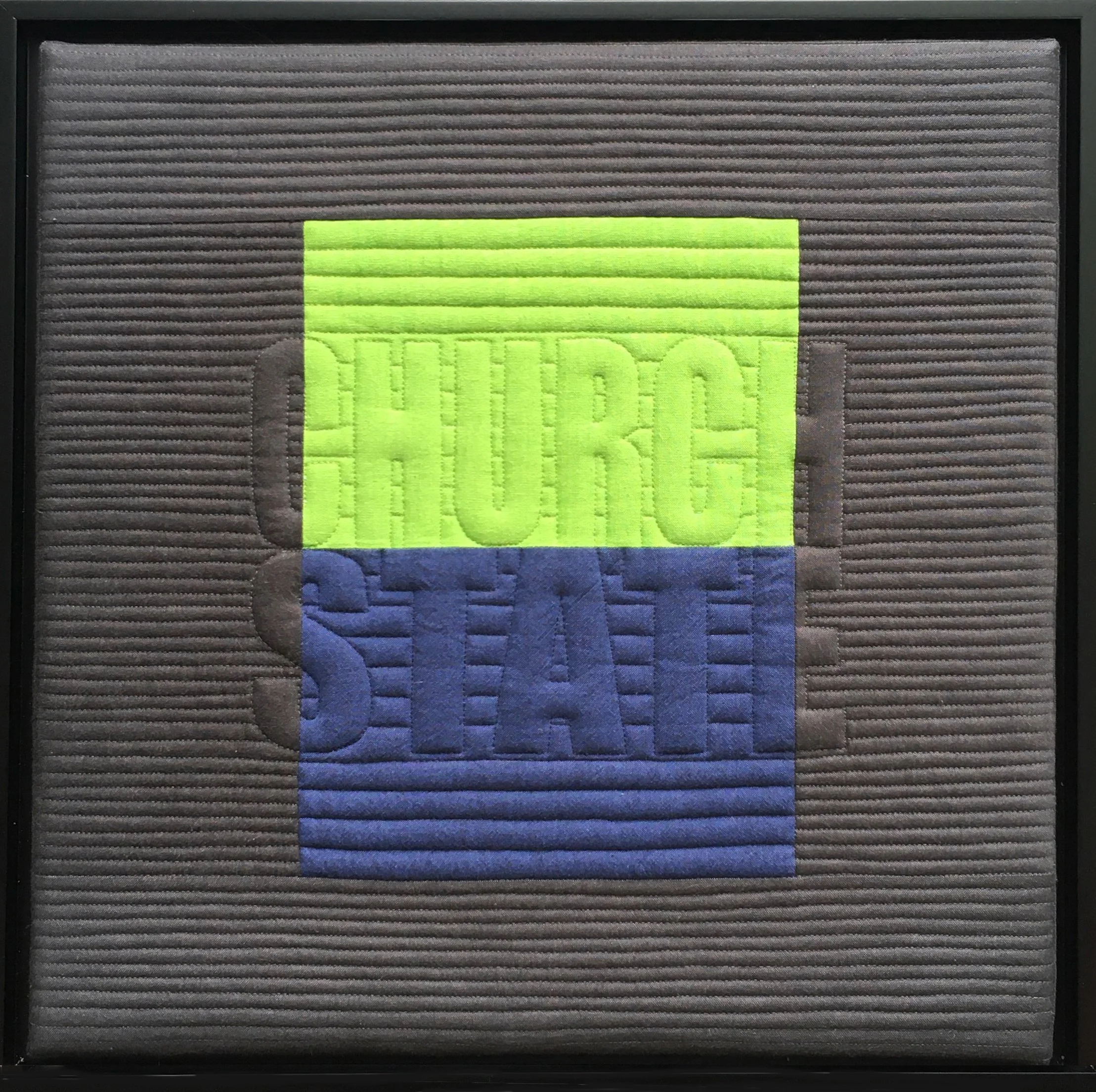 church & state, 16 x 16"