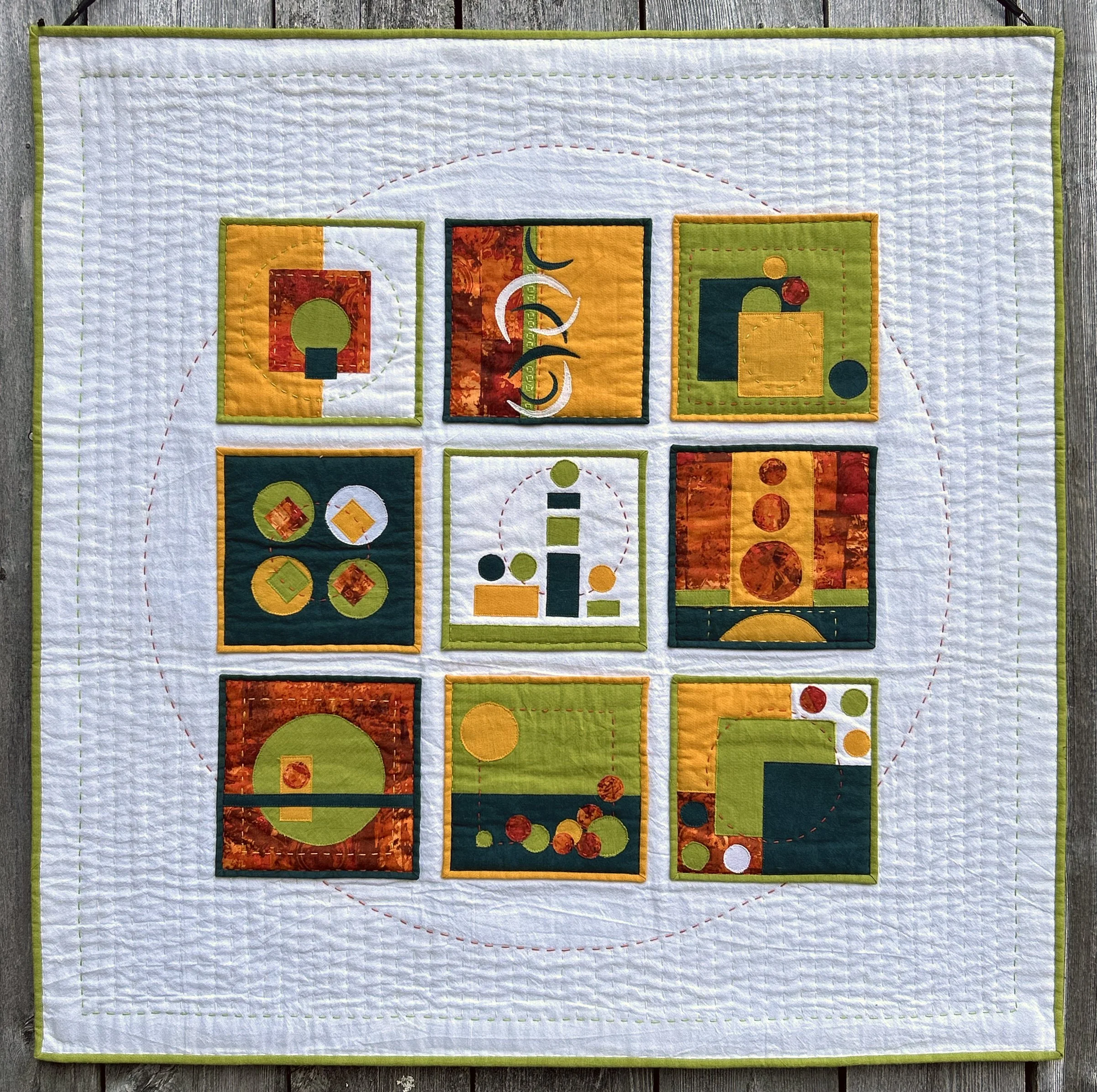 lightly tethered, 30 x 30"