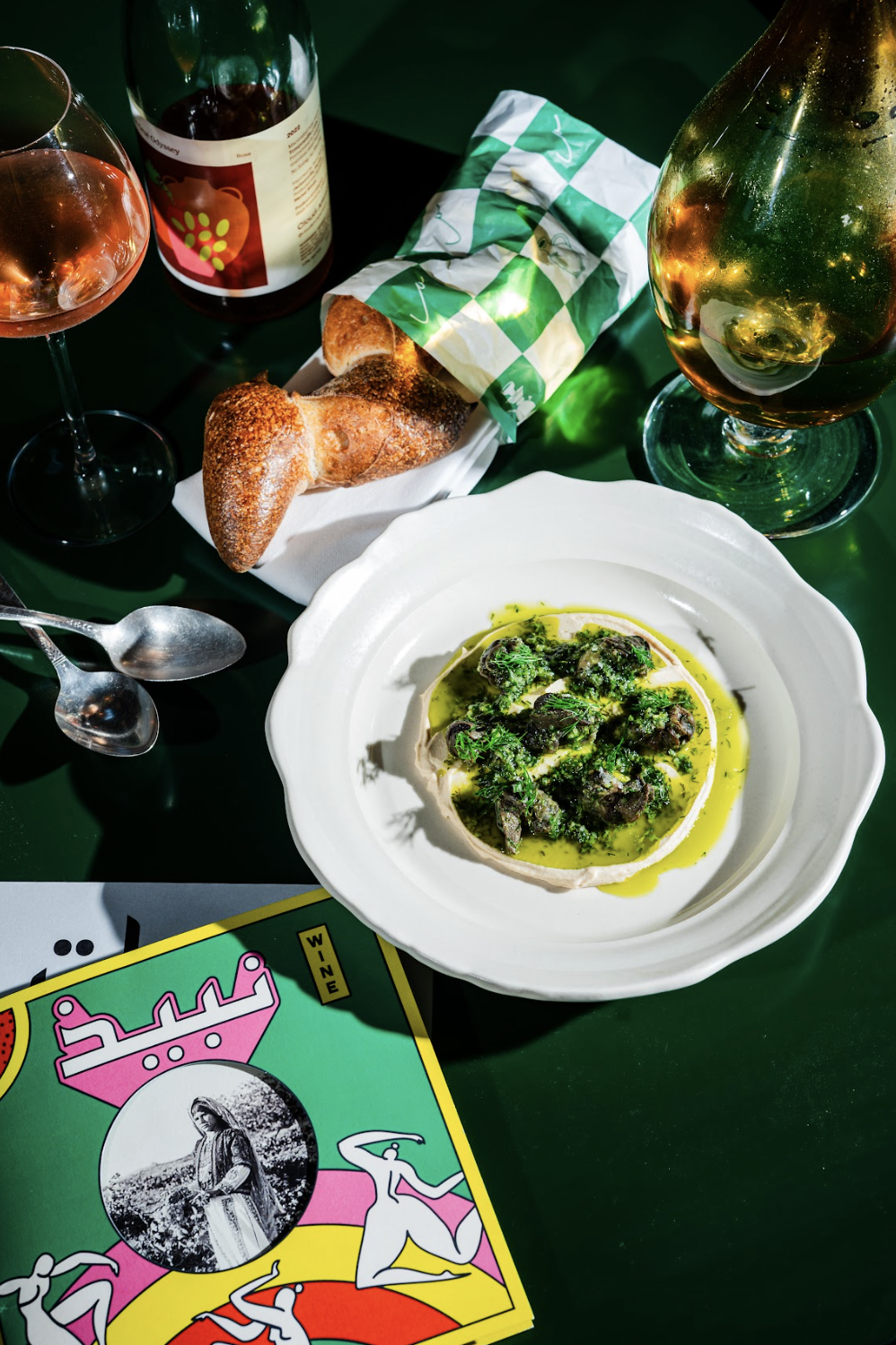 Arak-butter Escargot at La' Shukran
