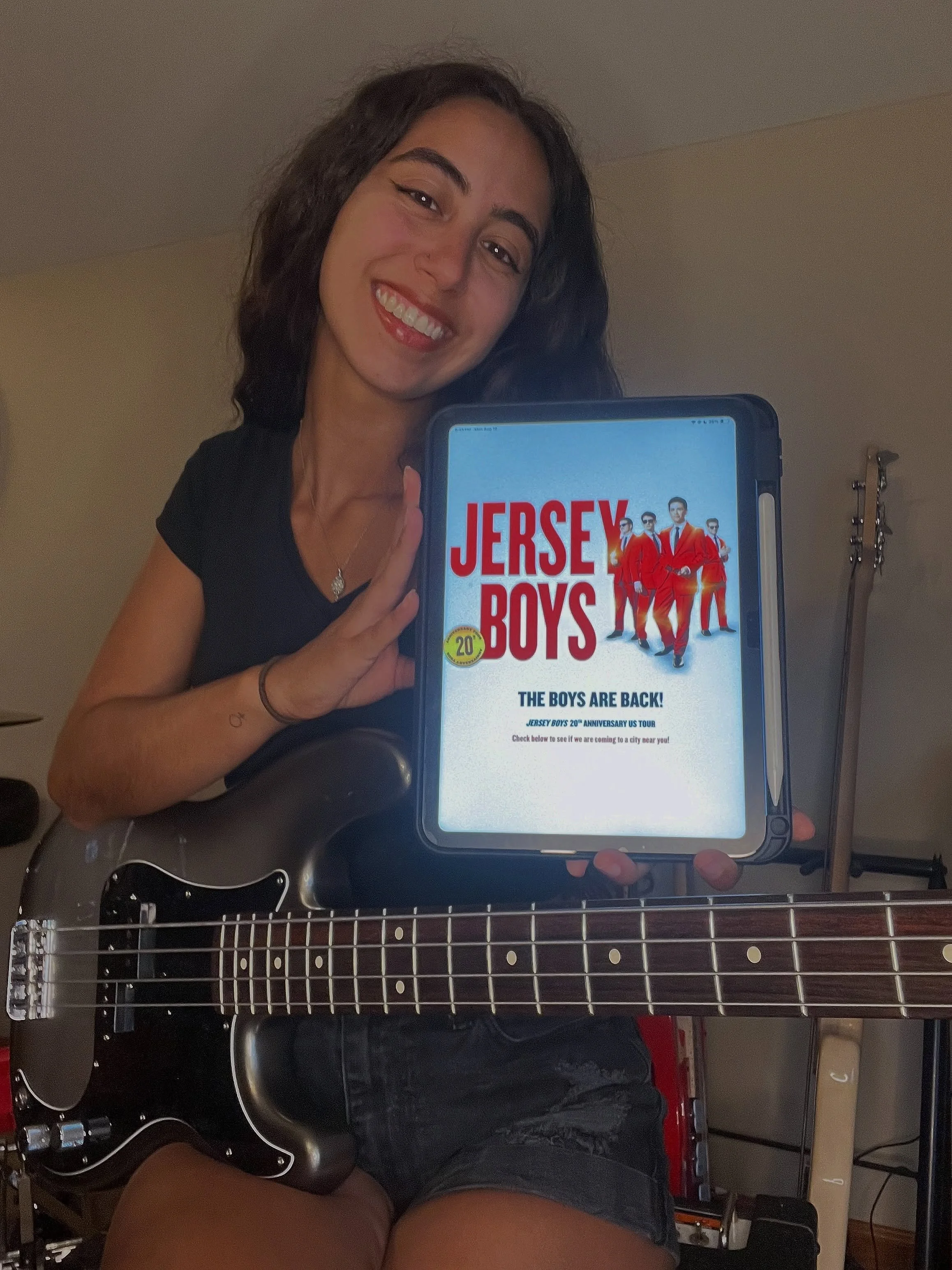 JERSEY BOYS 20th National Tour!!
&mdash;
So exited to announce that I will be playing bass in the pit of the Jersey Boys tour this year. Also hard launch new bass thank you New Jersey Guitar &amp; Bass Center for the great find :)