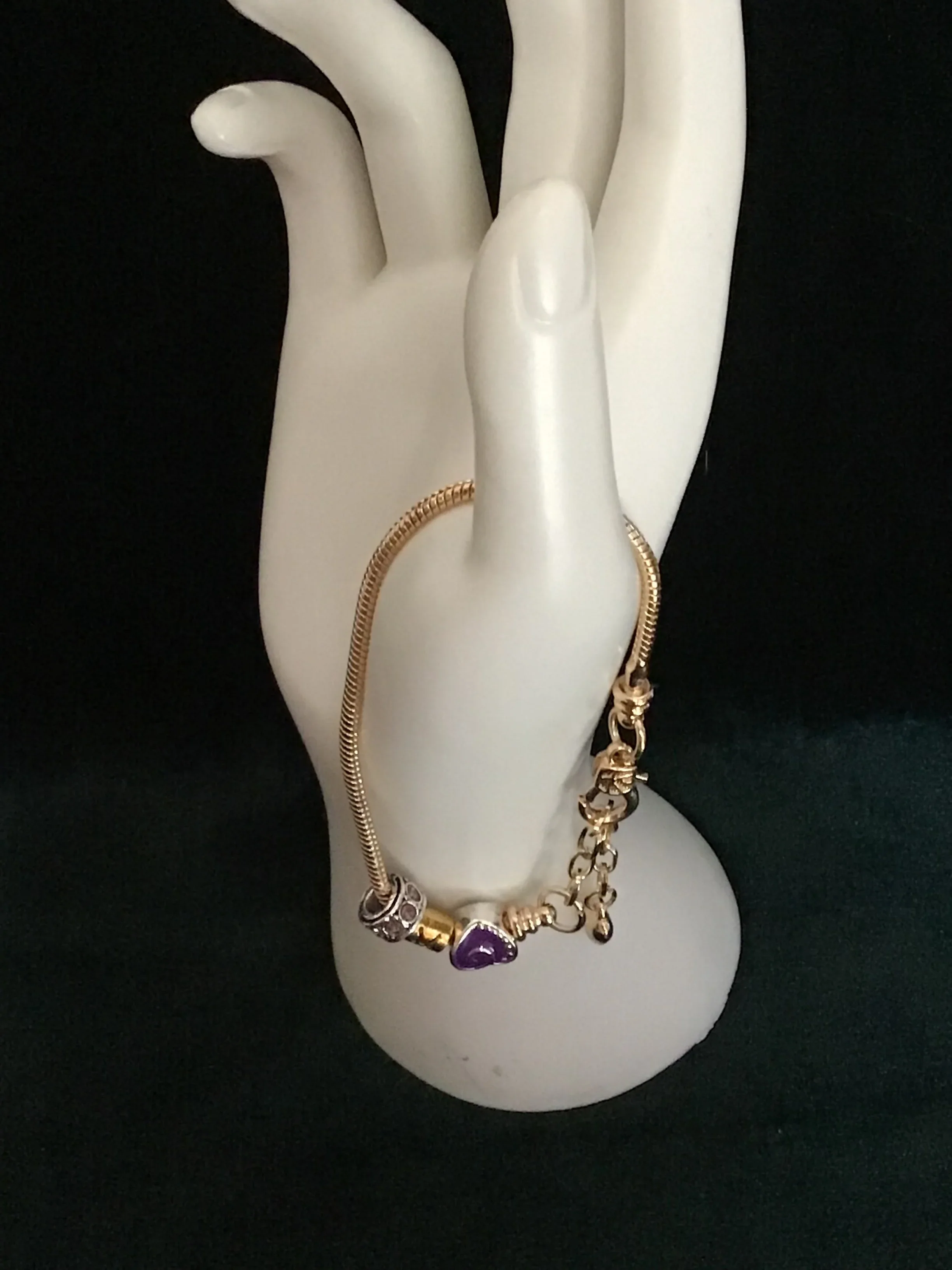 Zodiac adjustable snake bracelet-(February-March)Pisces