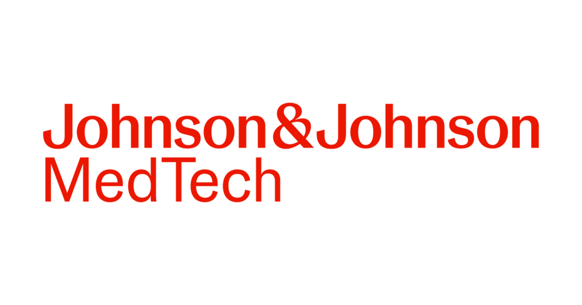 Johnson & Johnson MedTech logo in red text on a white background.