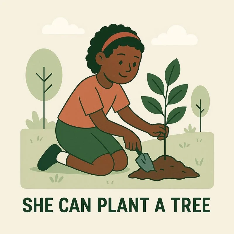She Can Plant A Tree