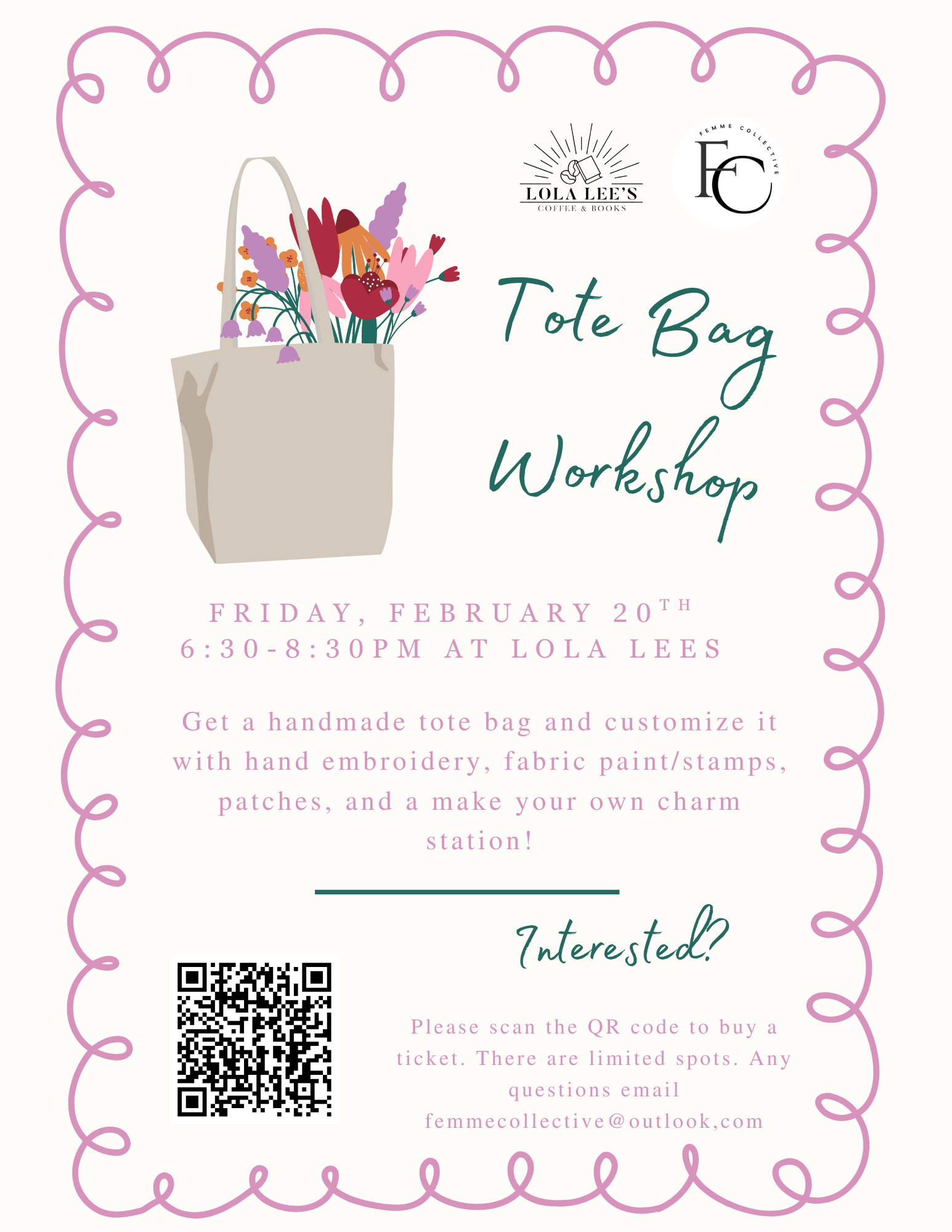 Tote Bag Workshop- Grand Rapids, MI