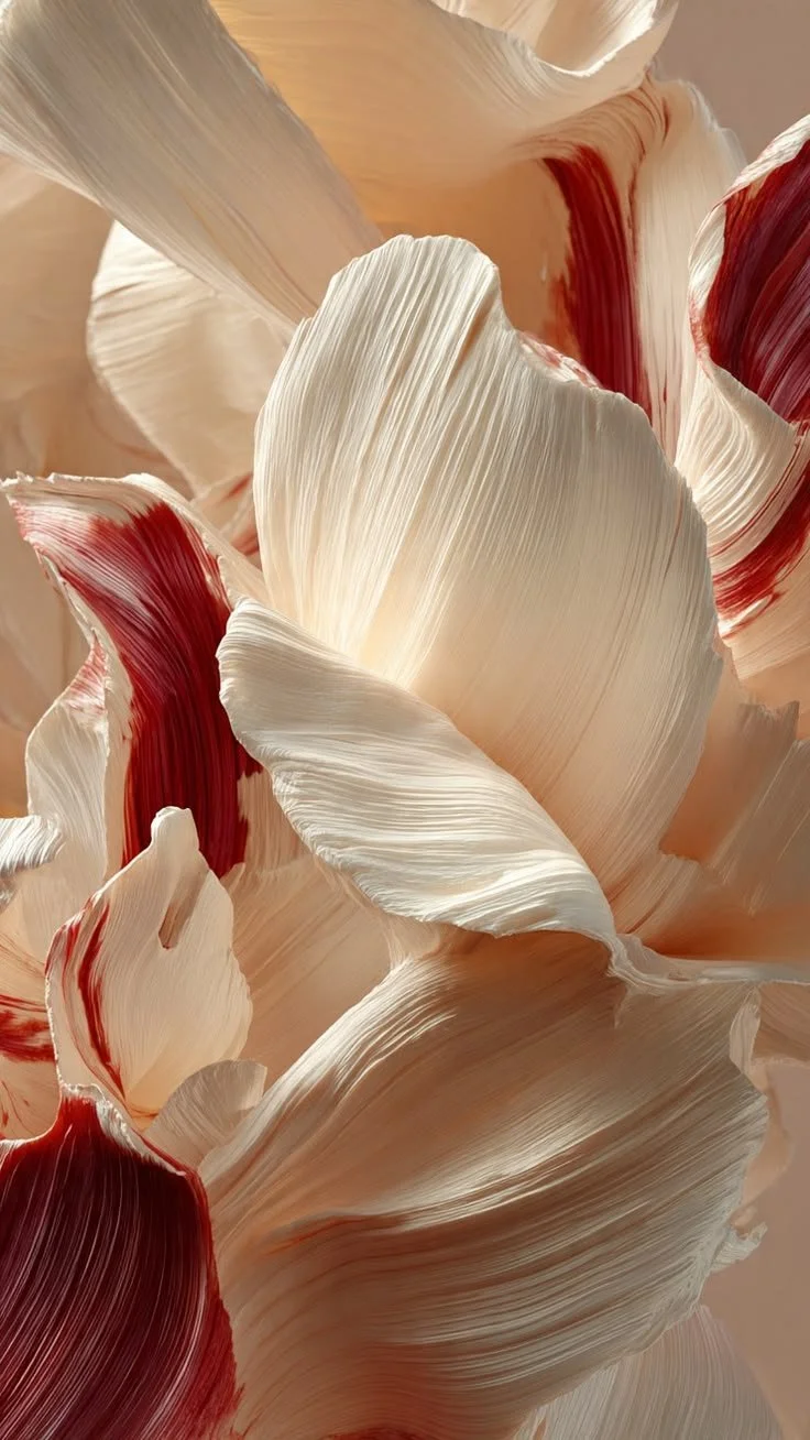 Red Soft Layers Background _ Minimal Luxury Design.jpg