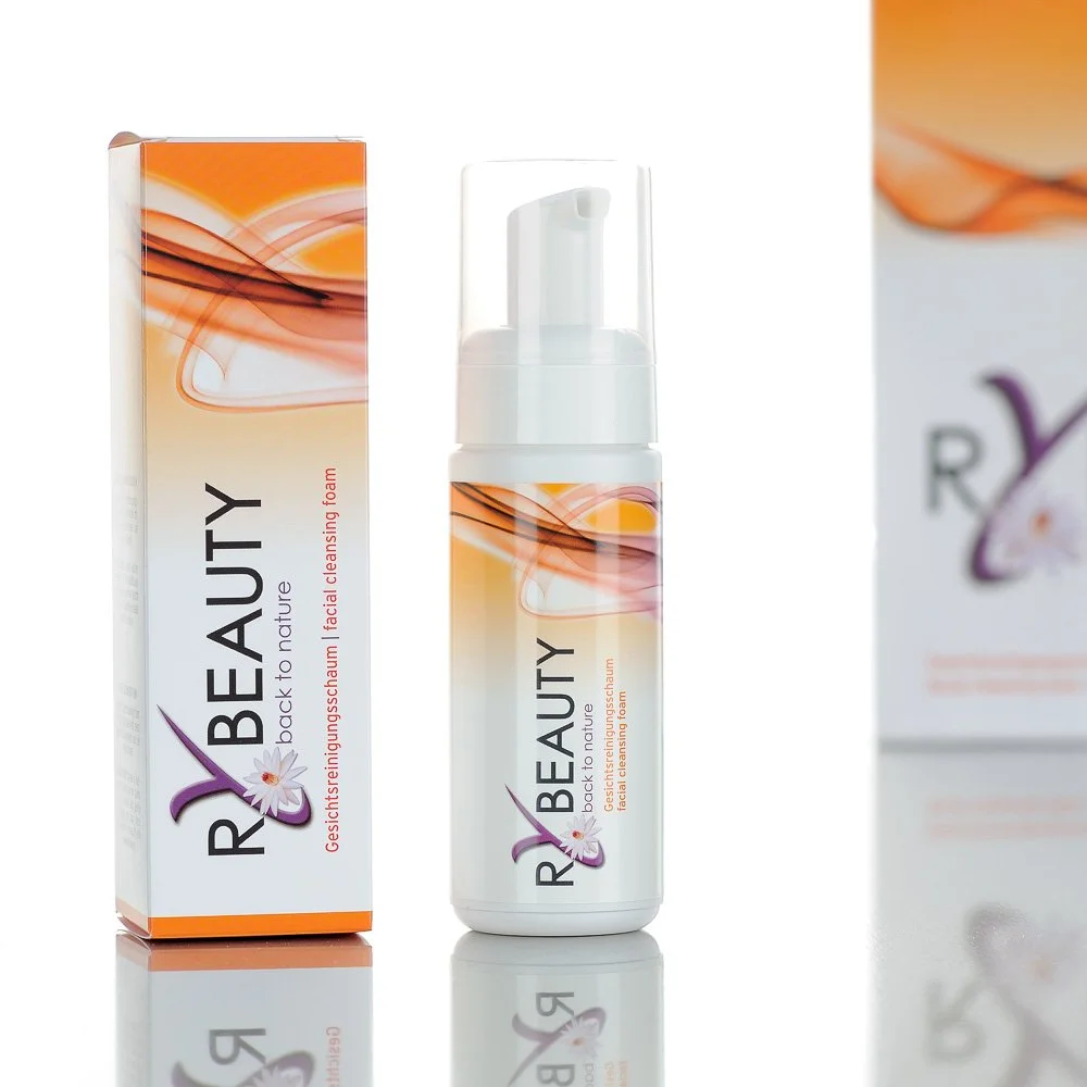 Kosmetikverpackung und Pumpspender der Marke RX Beauty – Produktfotografie für Kosmetik (Hennef)