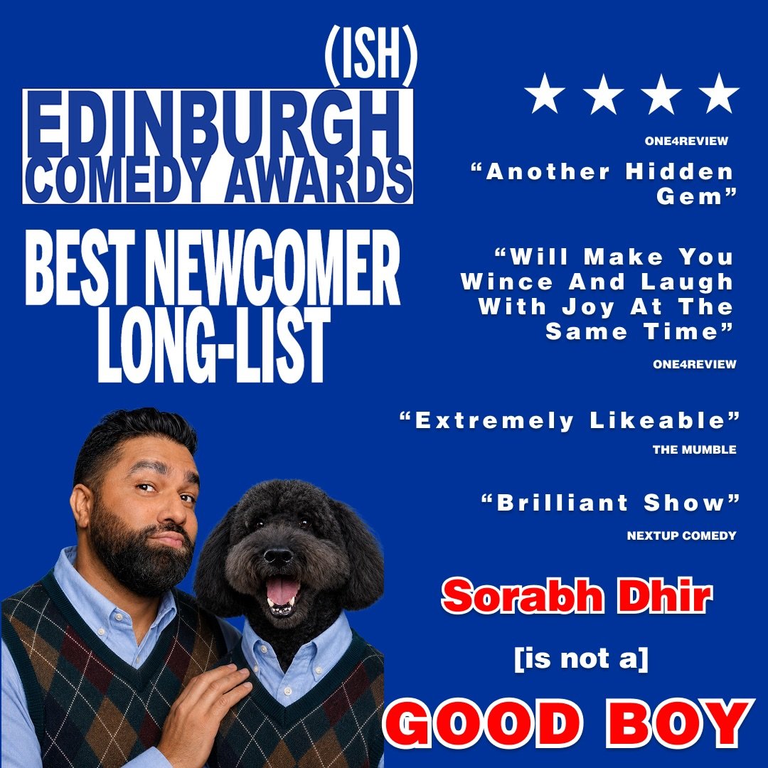 📣 IT&rsquo;S OFFICIAL - Out of 1000s of shows, 21 were nominated for Best Newcomer and my show is one of them. 

‼️Only one more week to go so please come and watch my show about me, Rocket and making good mistakes. Tickets in the bio.

I&rsquo;m no