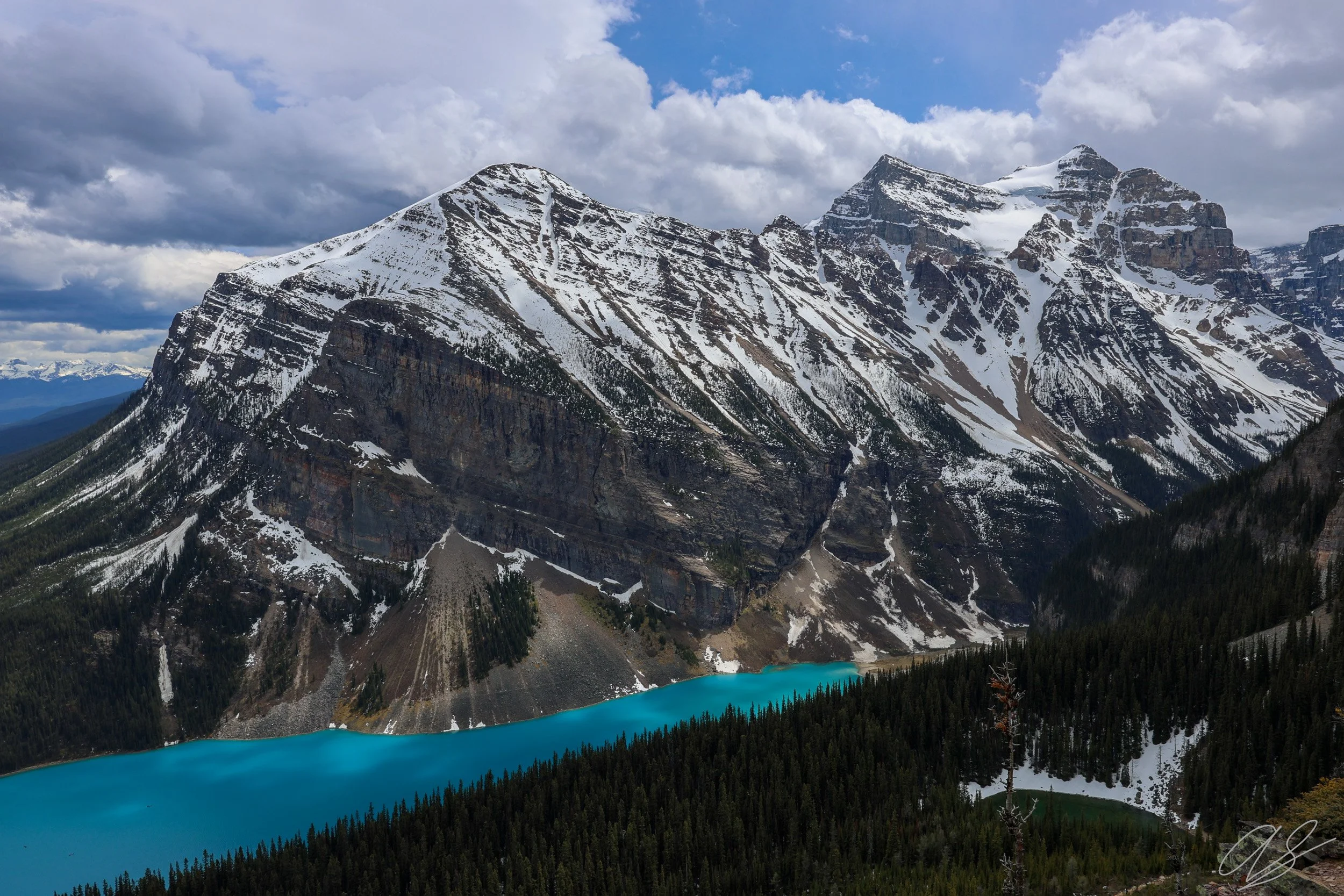 Lake Louise from Above