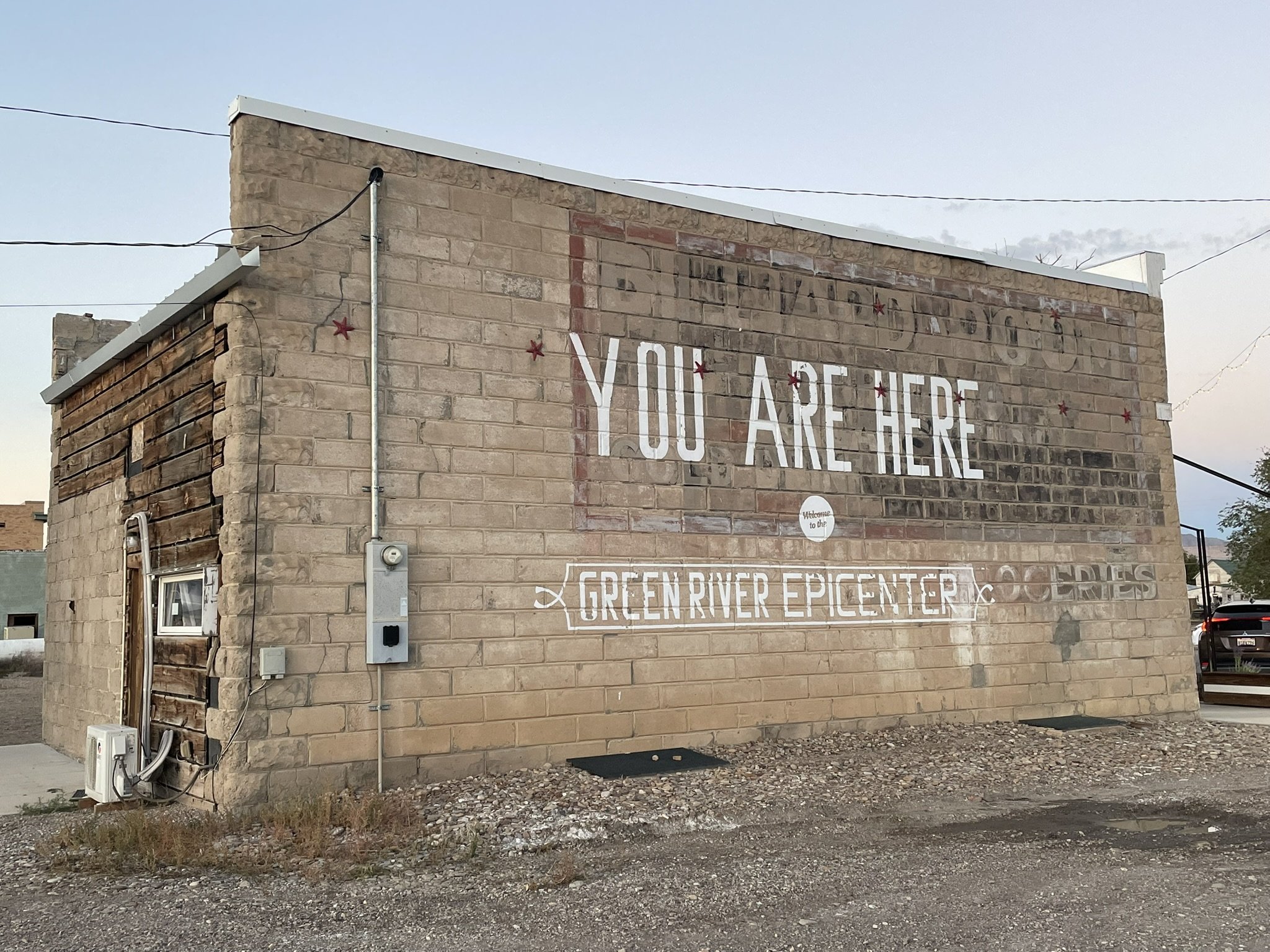 Exterior of the Epicenter building in Green River, Utah