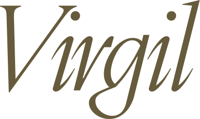 Stylized text logo reading 'Virgal' in elegant script font.