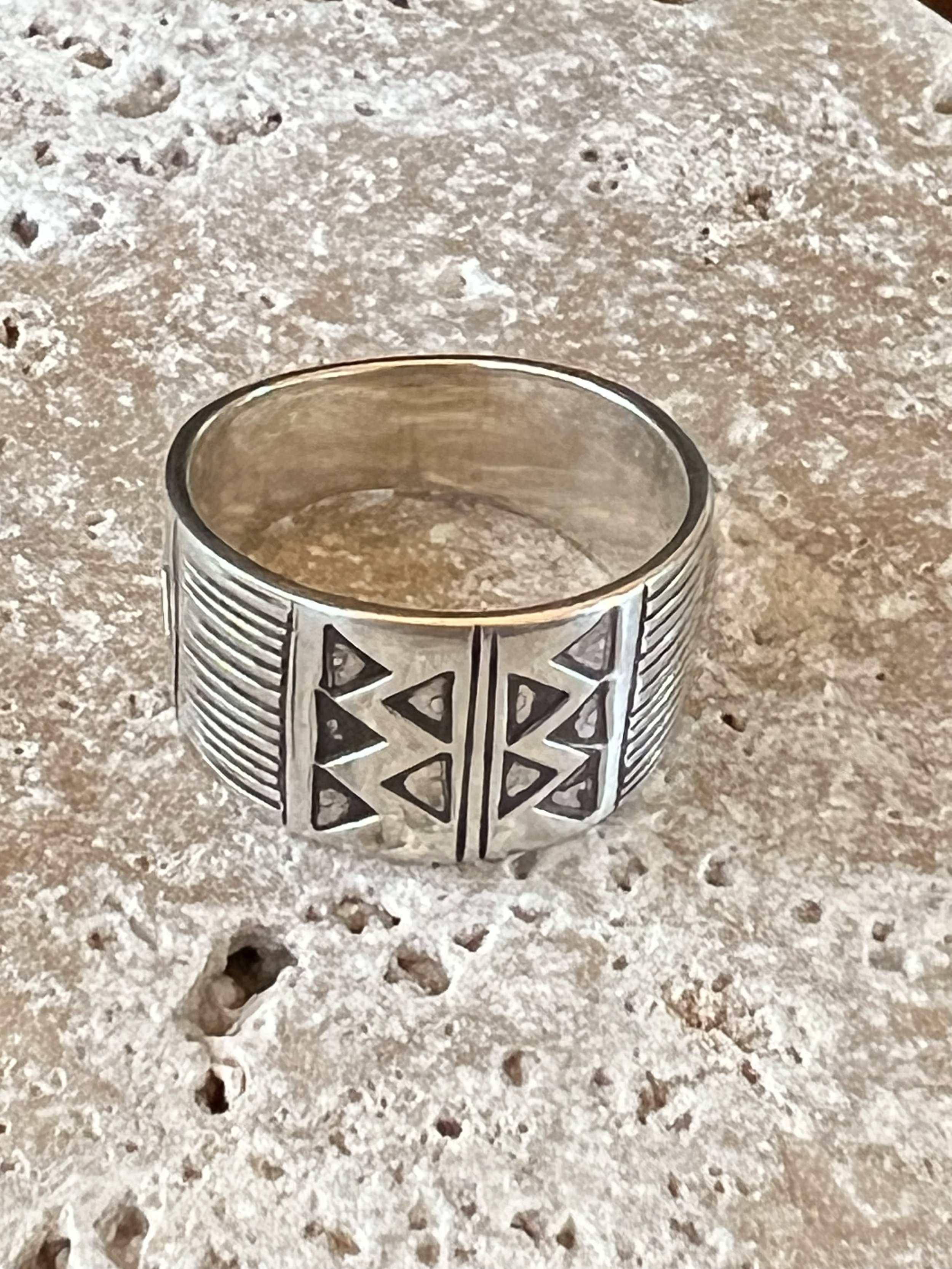 Stamped Sterling Silver Ring