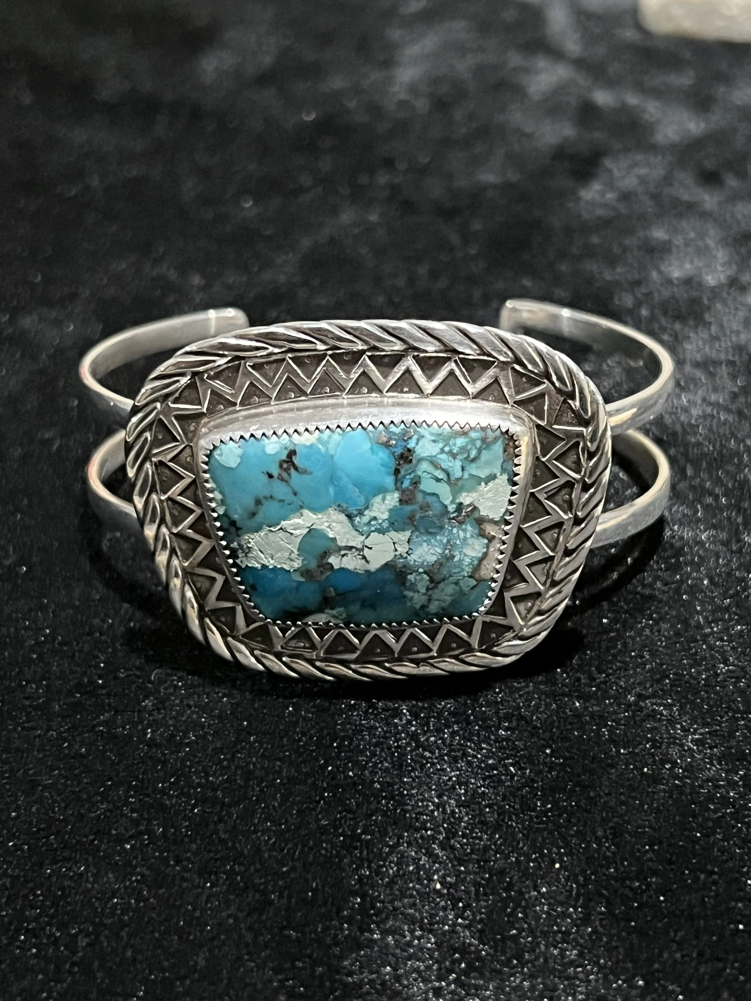 Turquoise and Sterling Silver Bracelet