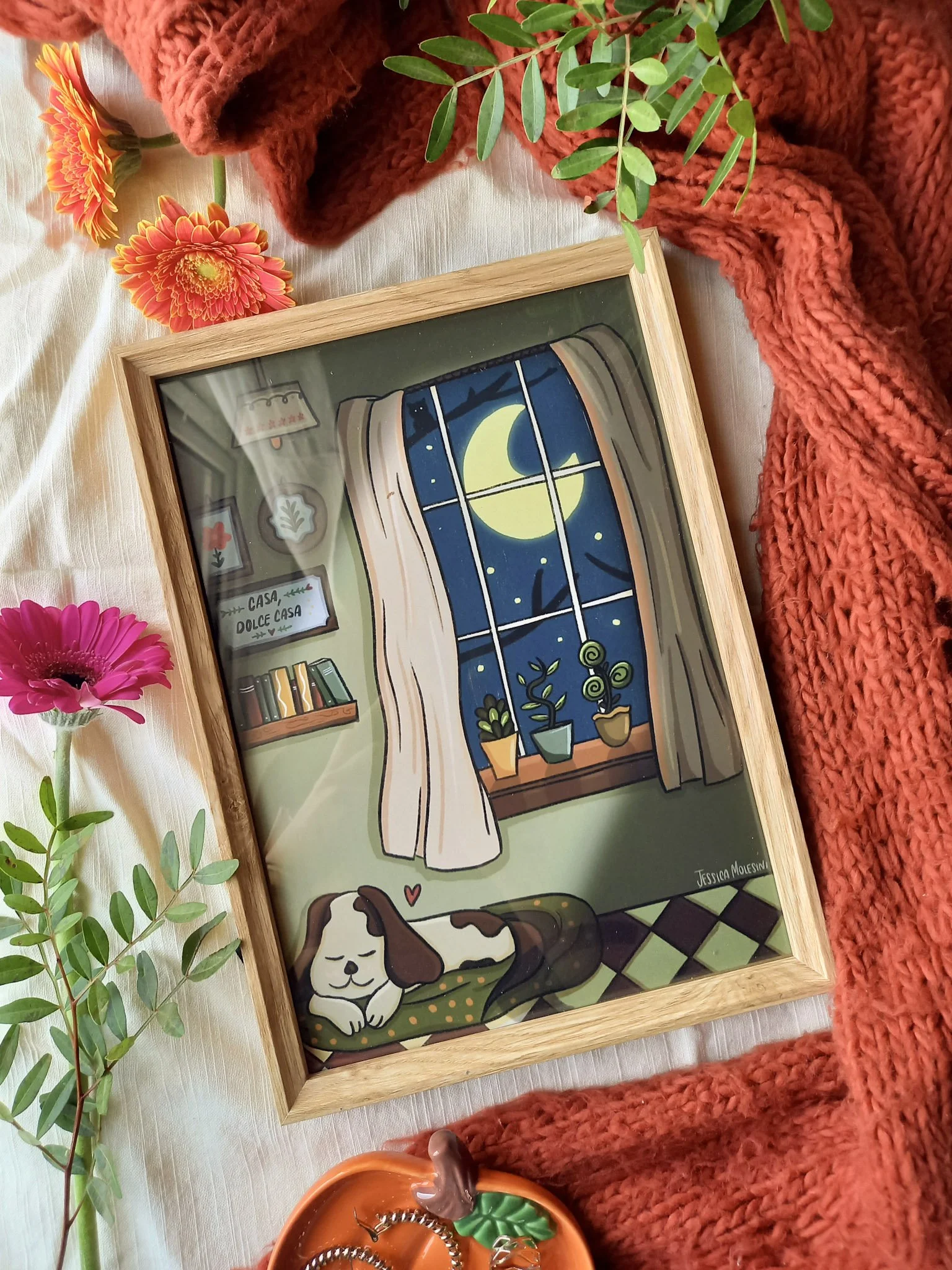 CUTE DOG COZY PRINT