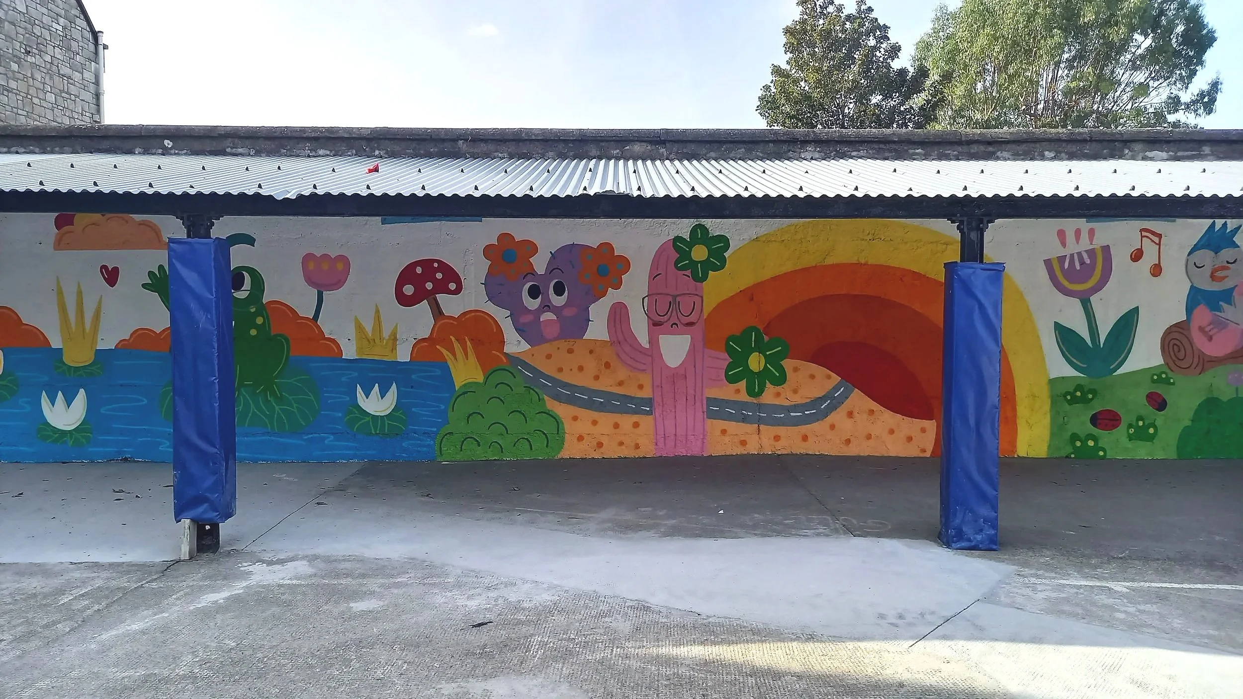 SCHOOL BACKYARD MURAL