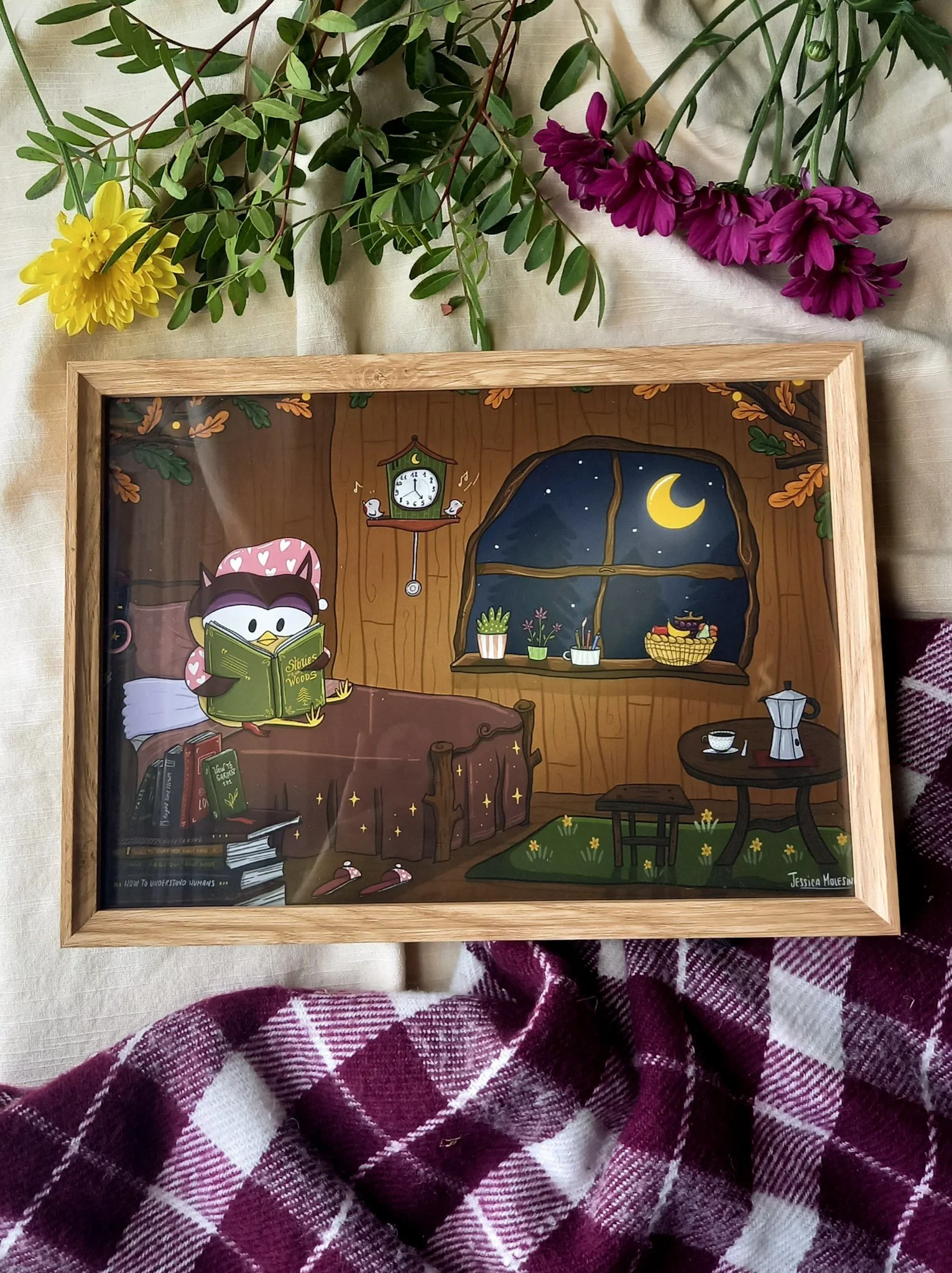INTROVERT NIGHT OWL COZY PRINT