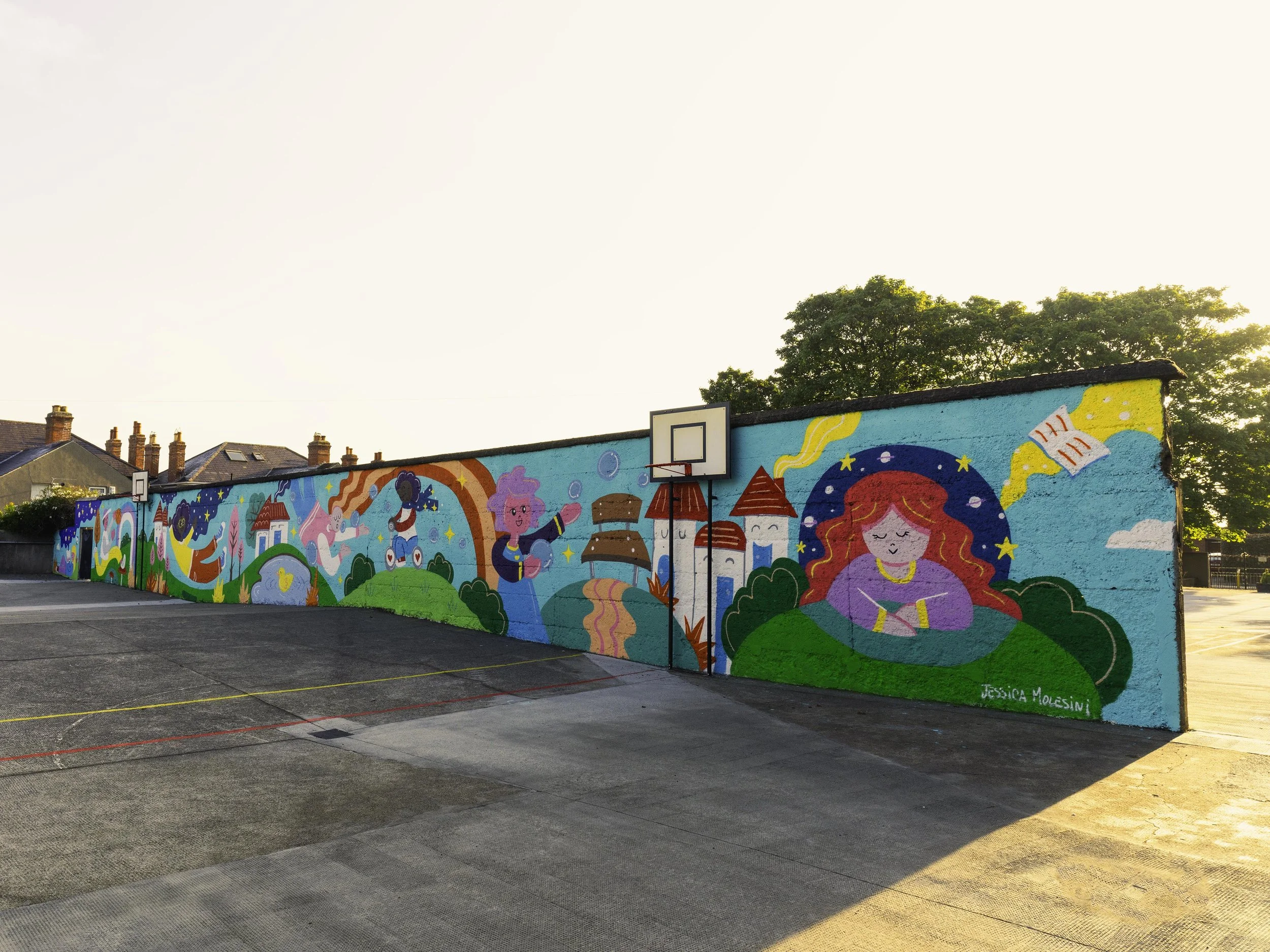 SPORTS COURT MURAL