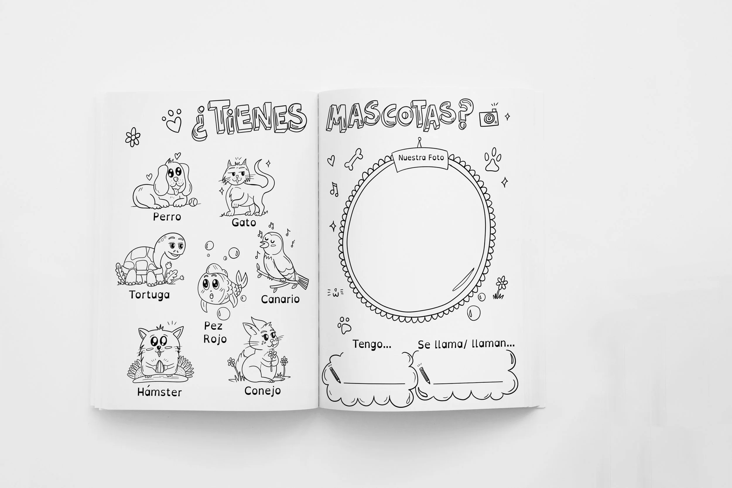 COLORING BOOK ILLUSTRATION