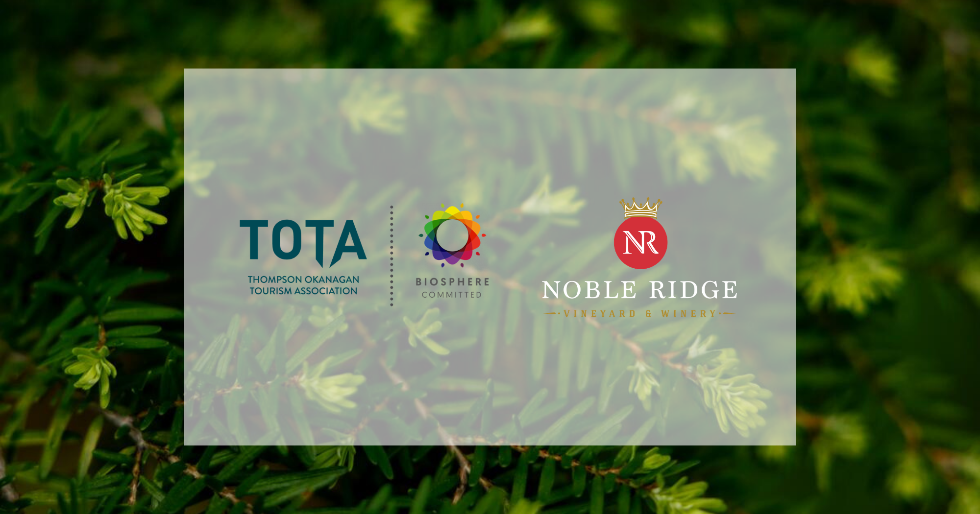 Biosphere Commitment Program Member - Noble Ridge Vineyard &amp; Winery