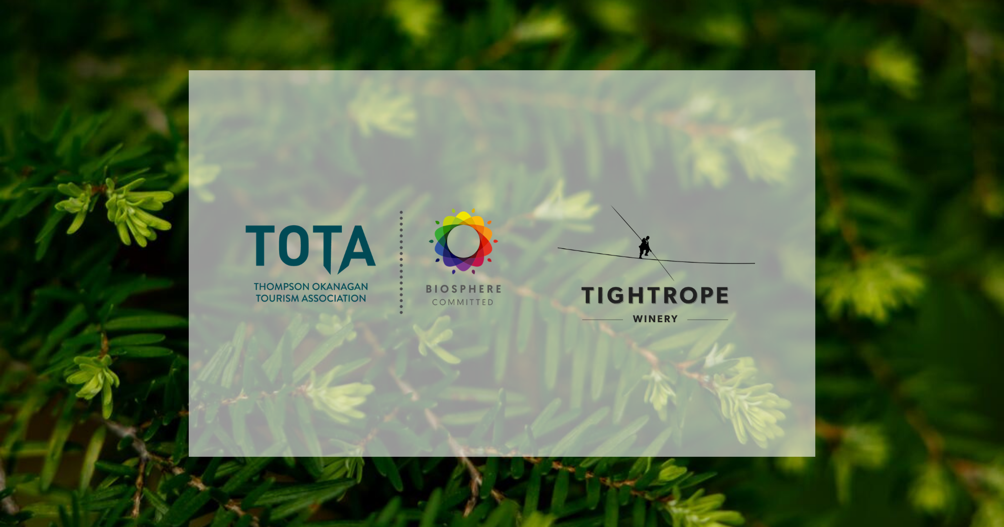 Biosphere Commitment Program Member - Tightrope Winery