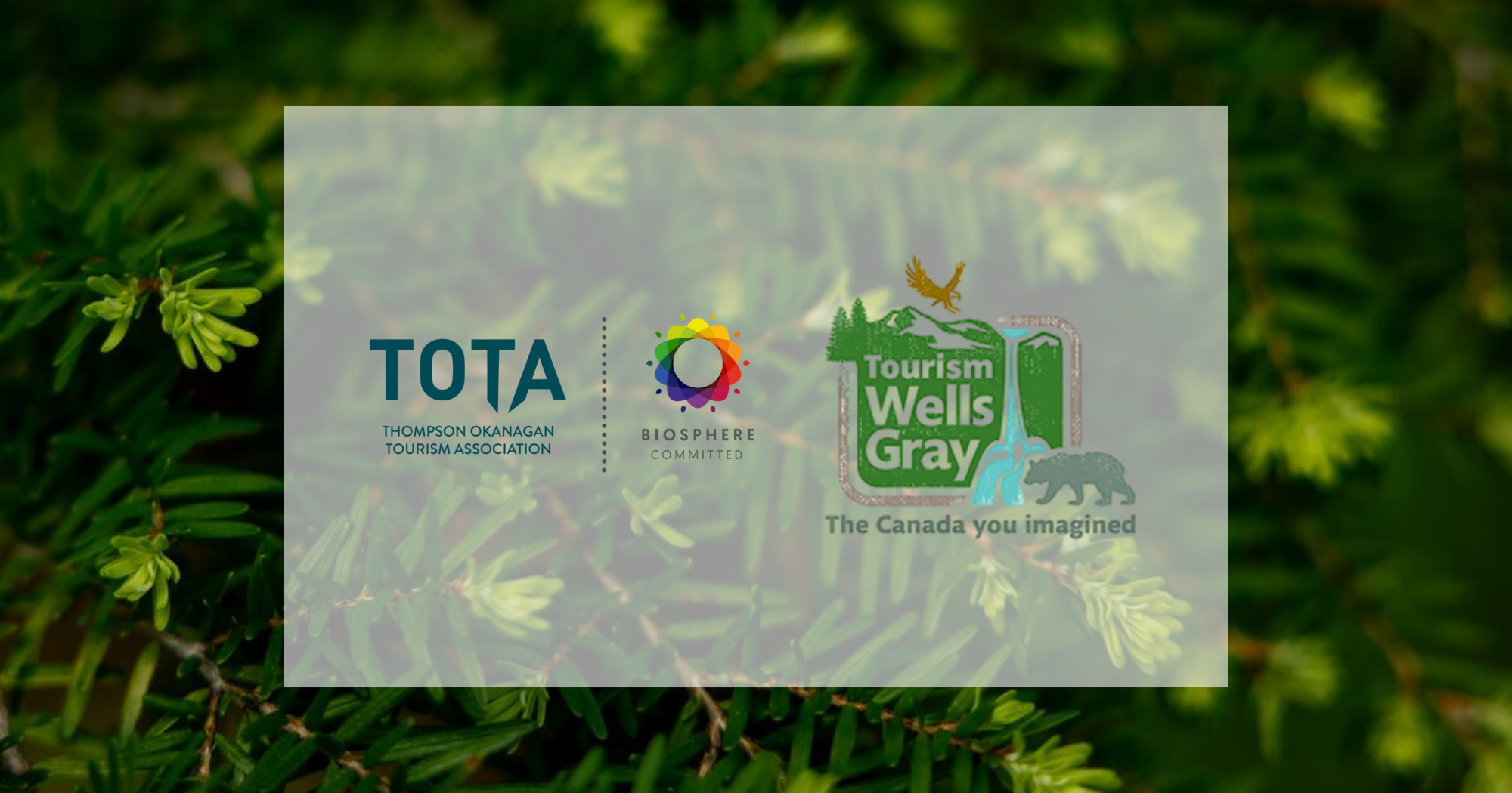 Biosphere Commitment Program Member - Tourism Wells Gray 
