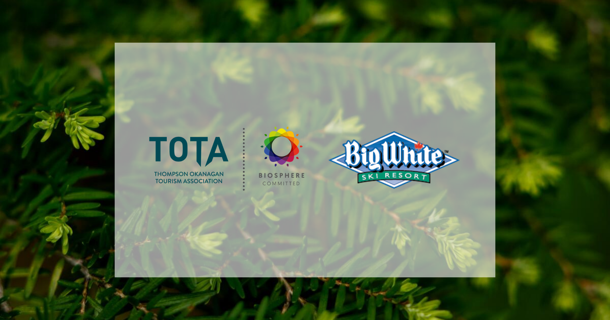 Biosphere Commitment Program Member - Big White Ski Resort