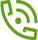 A green icon image of a phone with sound waves coming out of the speaker.