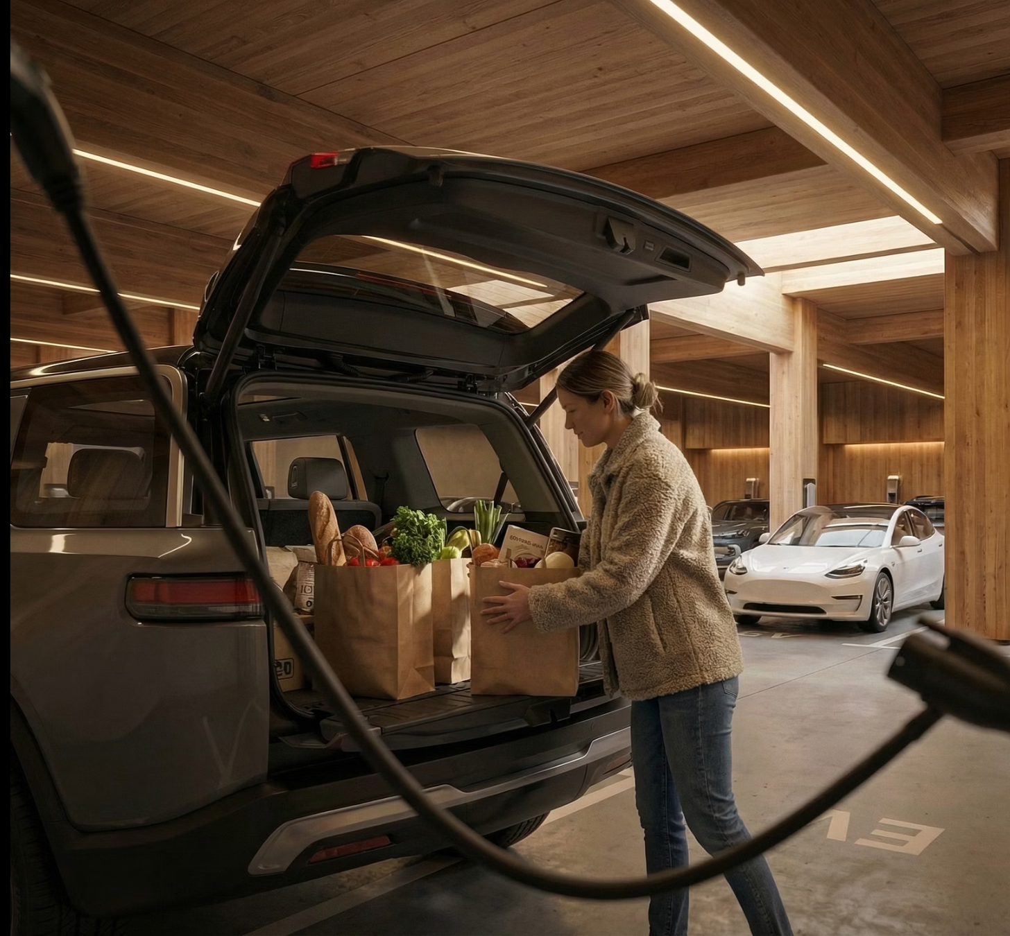 Liven World’s car park module.