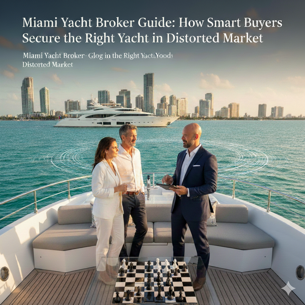 Miami Yacht Broker Guide: How Smart Buyers Secure the Right Yacht in a Distorted Market