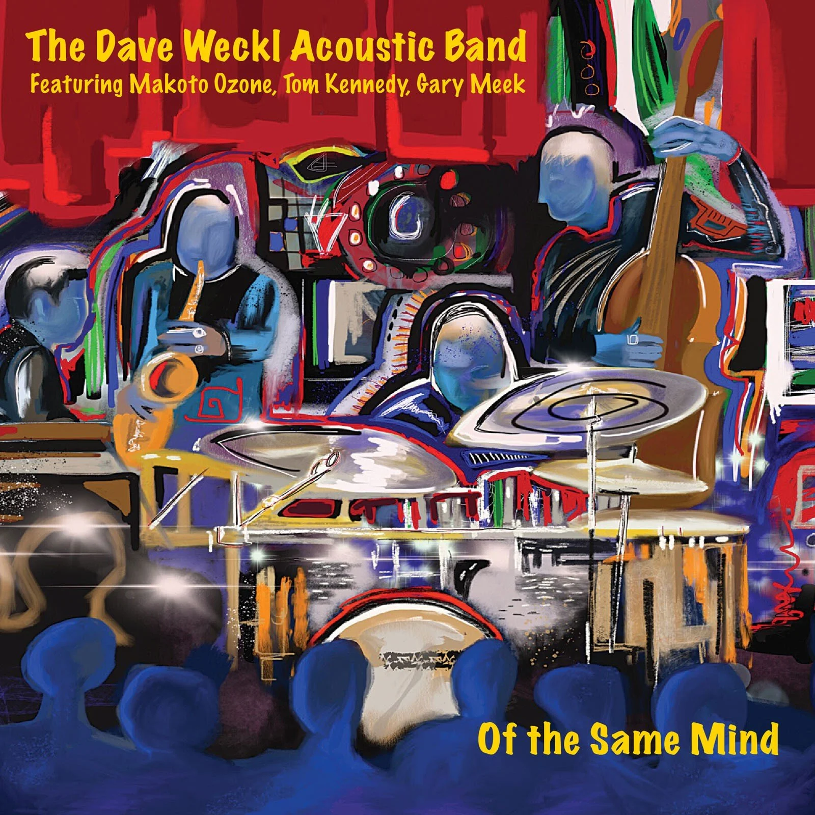 Cover art for the Dave Weckl Acoustic Band album Of The Same Mind