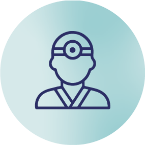 Icon of a person wearing a headband with a circular device, representing a Pokémon Trainer.