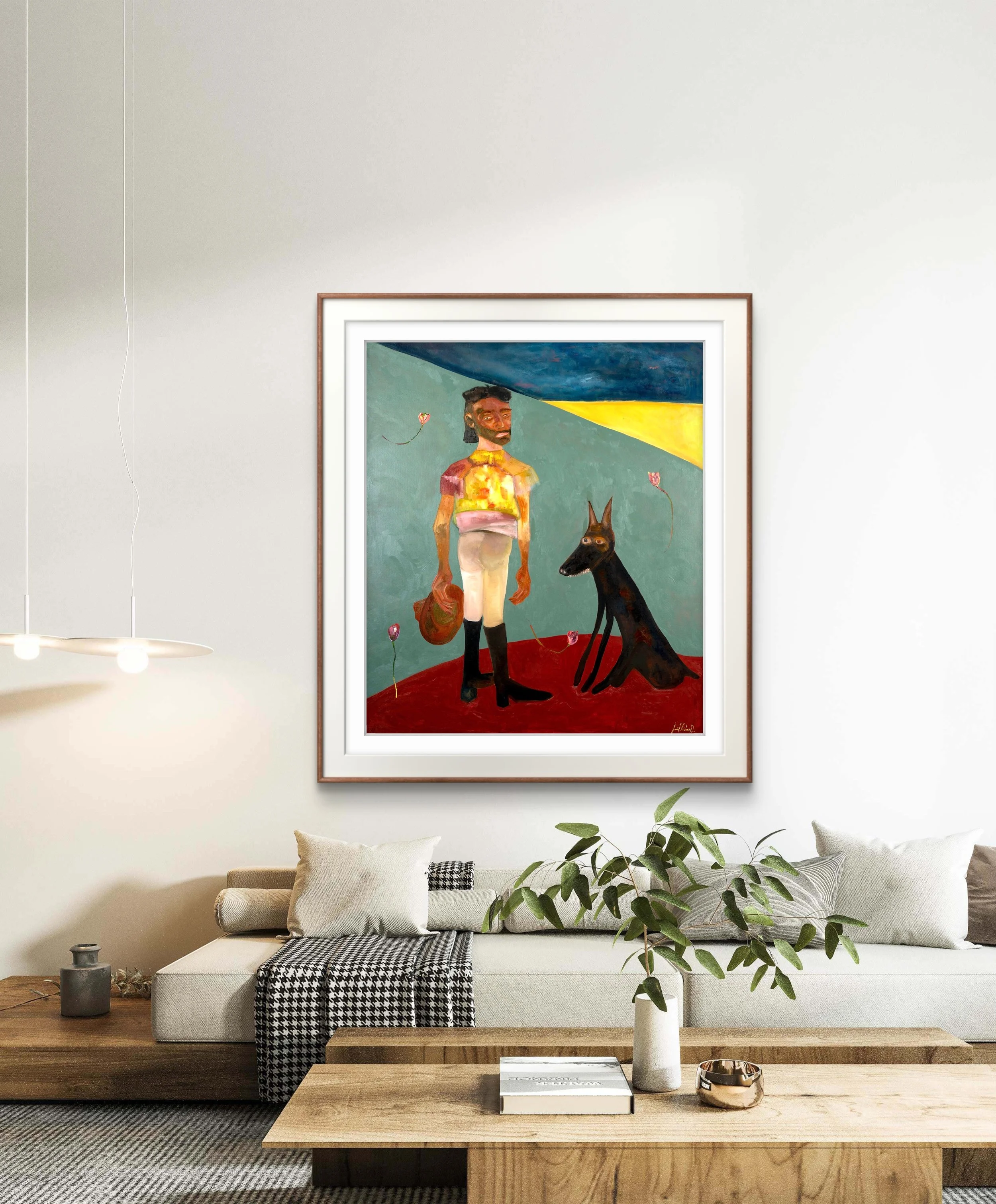 Large Limited Print Edition Barking dreams