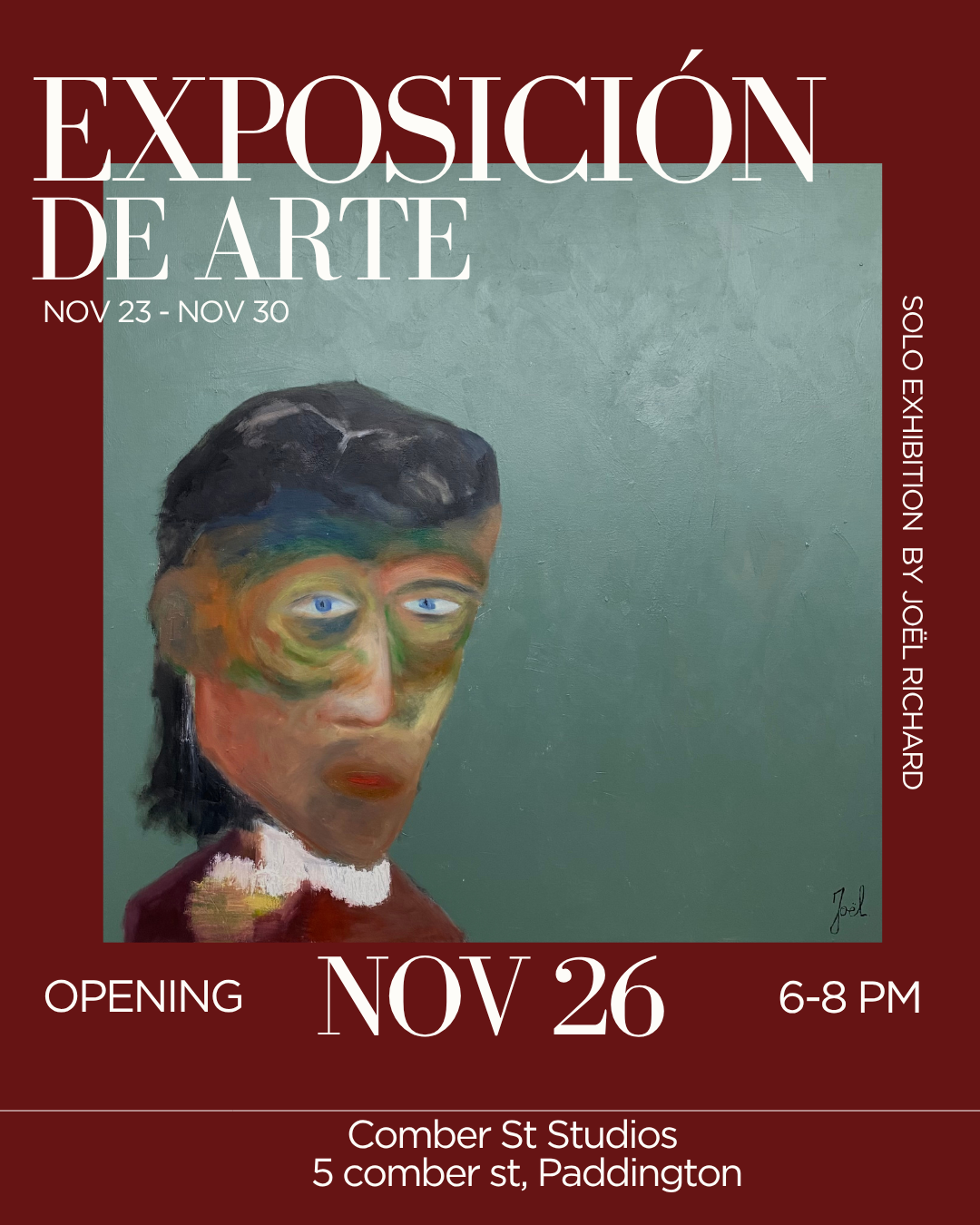 A1 Spanish Exhibition poster barking Dream