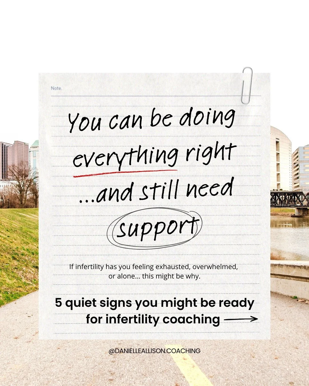 Sometimes the sign you need support isn&rsquo;t a big moment.

It&rsquo;s a quiet realization.

You&rsquo;re exhausted from holding everything together. You can&rsquo;t seem to relax even when things look &ldquo;good.&rdquo;You&rsquo;re tired of pret