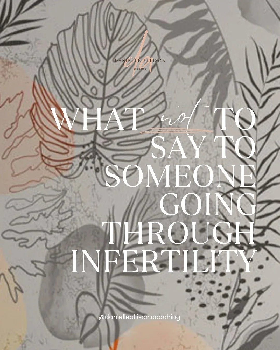 PSA: What not to say to someone going through infertility:

Just relax... 
Just adopt... 
Just try this supplement... 
Just go on vacation... 
Just stop stressing... 
Just be grateful for what you have... 
Just try again... 
Just do IVF... 
Just stay