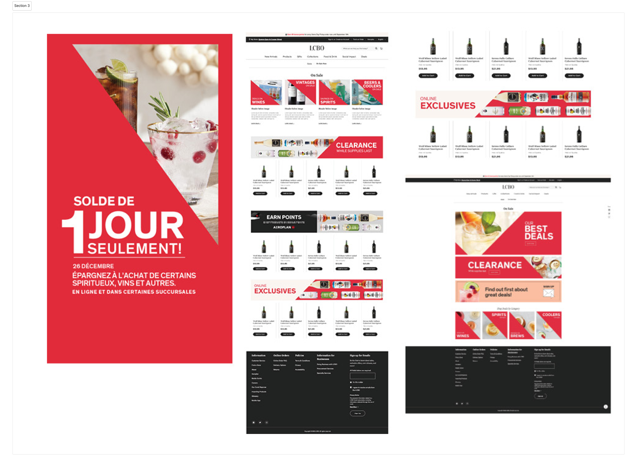 Creating LCBO's strong, visual and bilingual retail campaign, anchored by a new product-focused web site design.