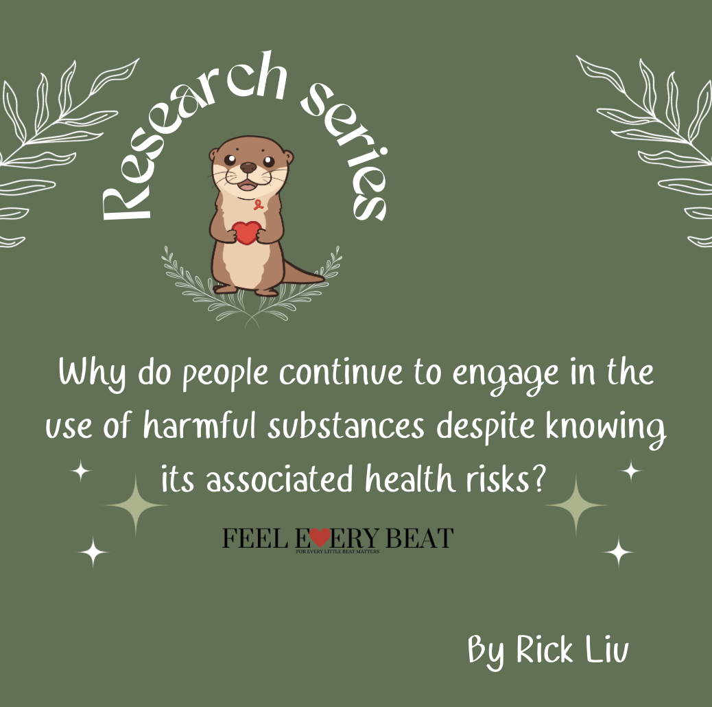 Why do people continue to engage in the use of harmful substances despite knowing its associated health risks?