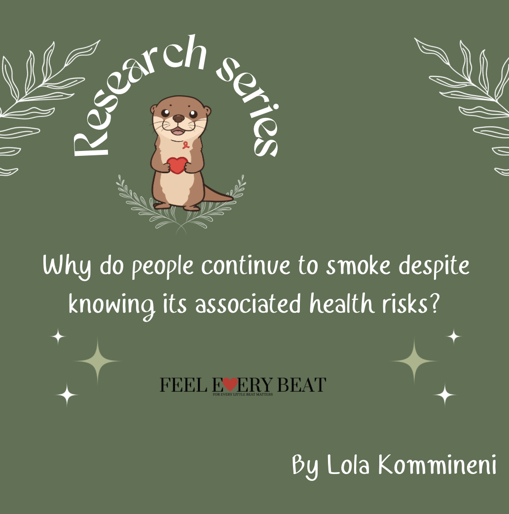 Why do people continue to smoke despite knowing its&nbsp; associated health risks?&nbsp;