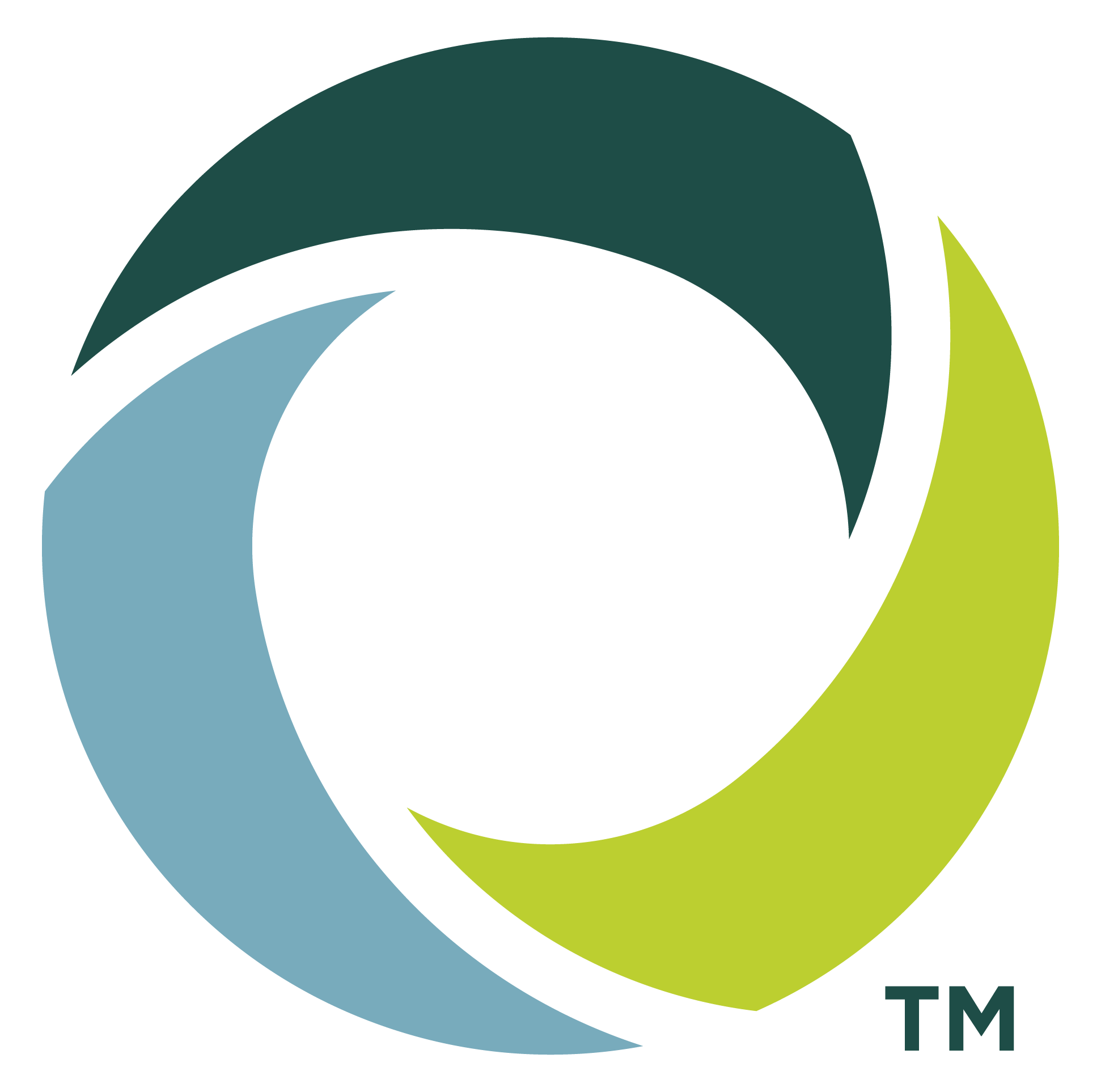 Colorful abstract circular Triopsy logo with a TM symbol in the bottom right corner.
