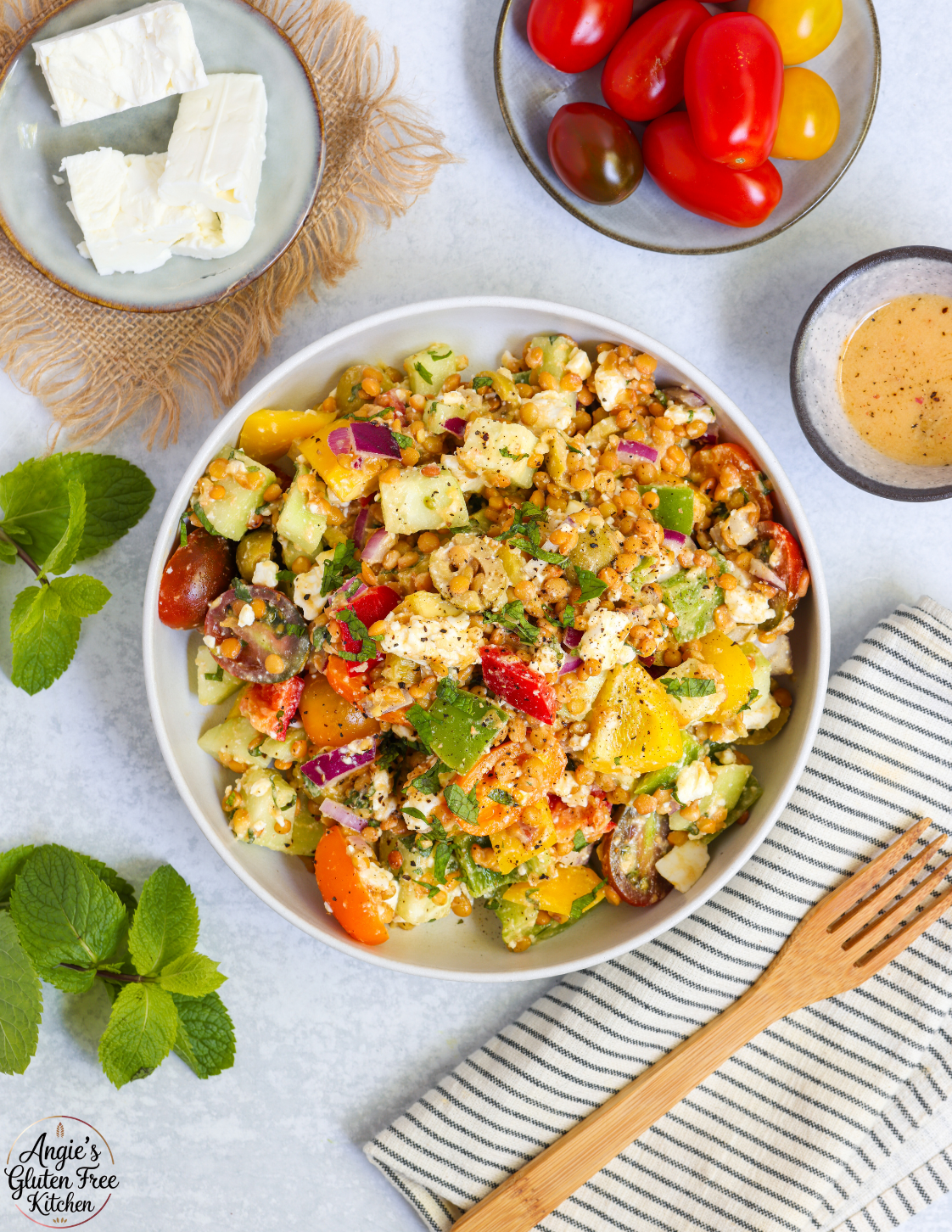 Greek-Style Lentil Salad