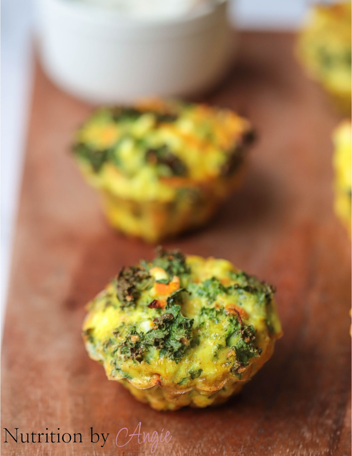 Savoury Egg, Carrot and Kale Muffins