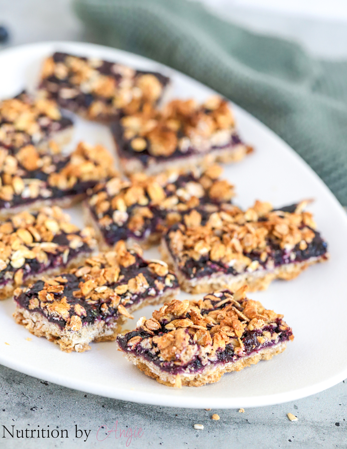 Blueberry Oat Breakfast Bars