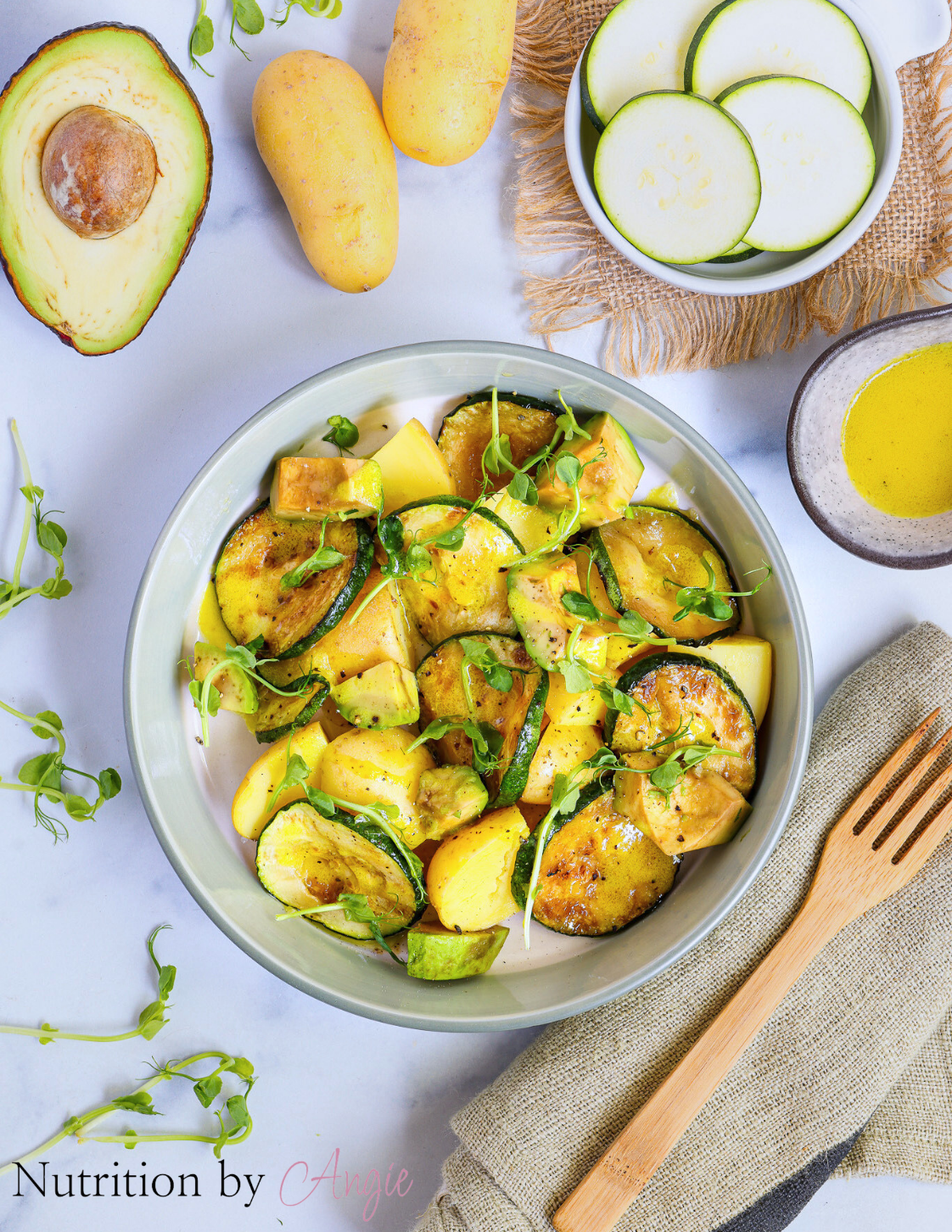Grilled Zucchini Salad