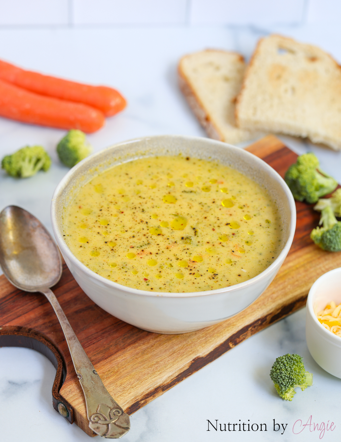 High Protein Broccoli Soup