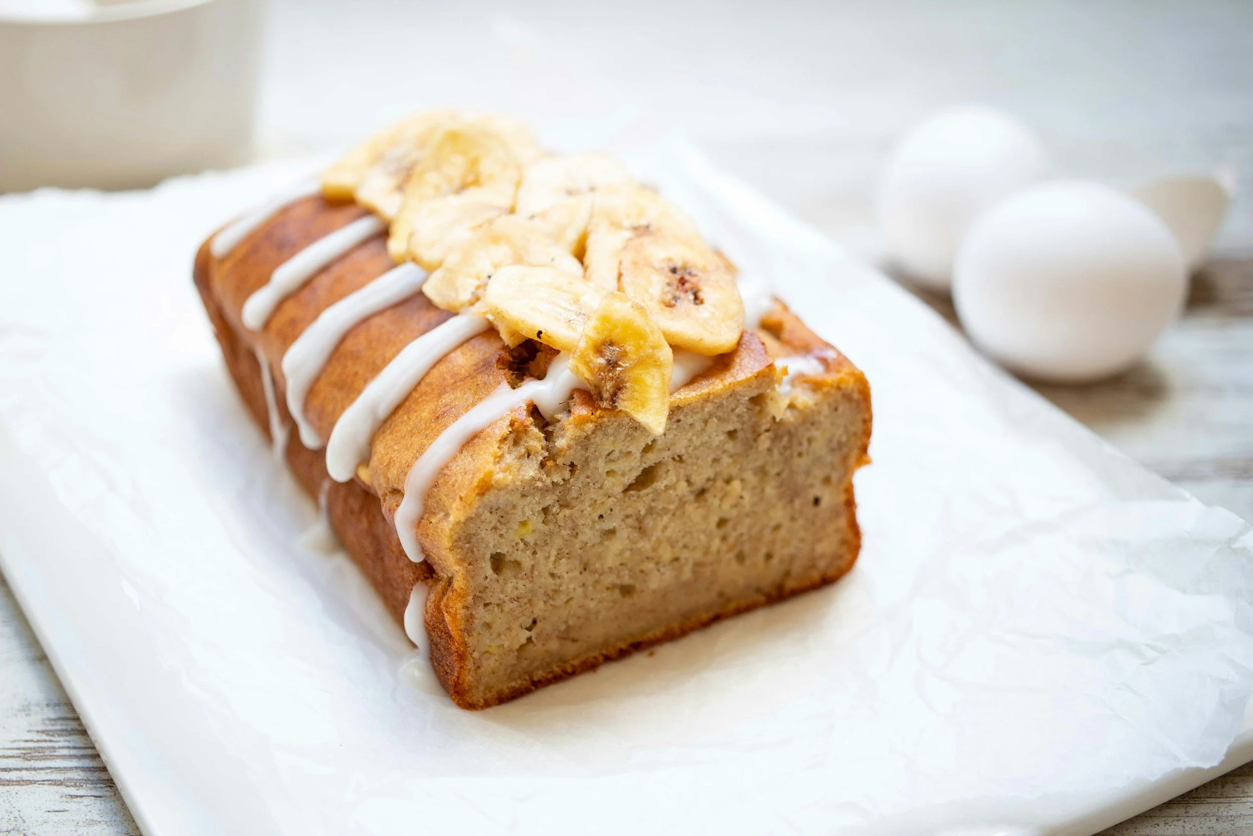 Cottage Cheese Banana Loaf