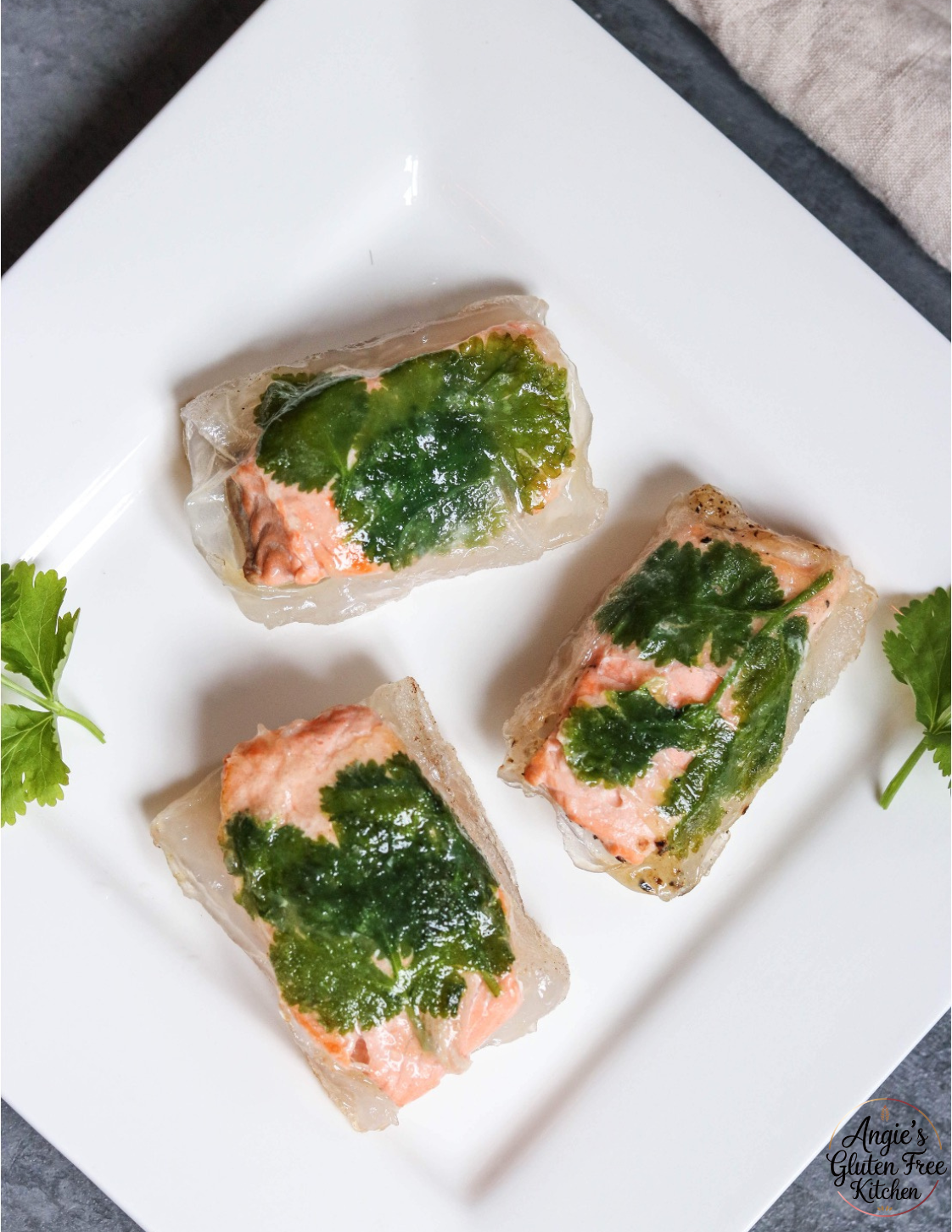 Easy Salmon Spring Rolls