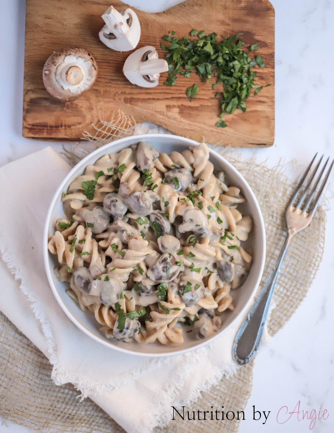 Creamy Dairy-Free Mushroom Stroganoff