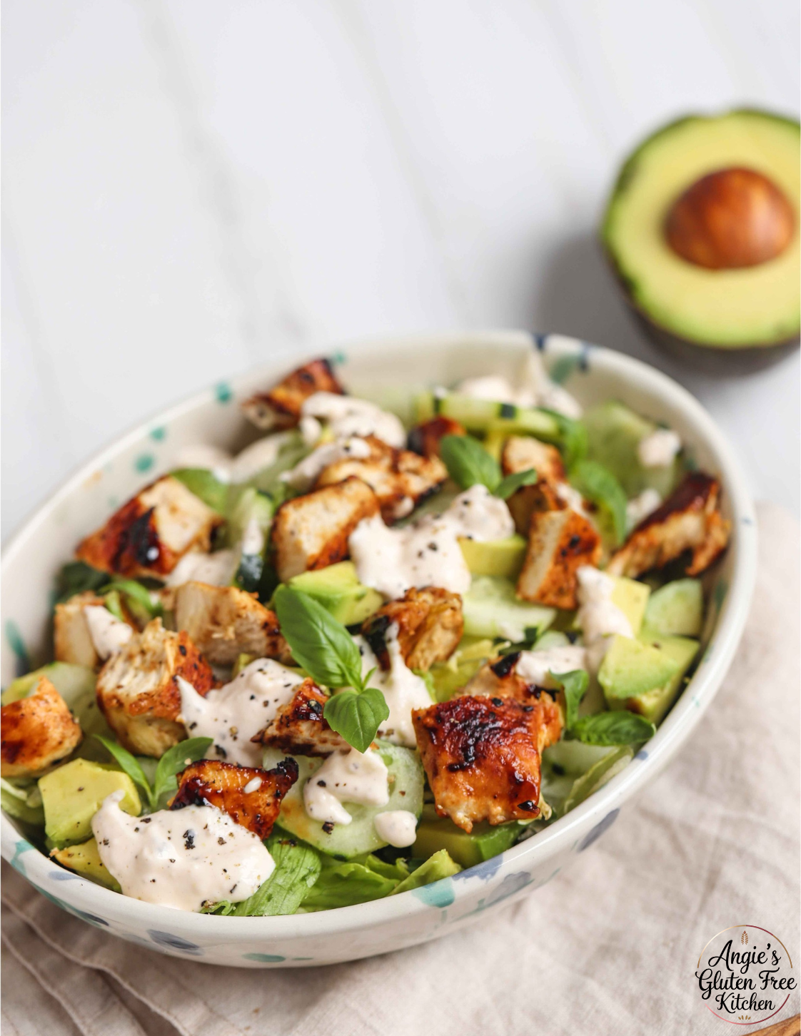 Chicken, Avocado and Cucumber Salad