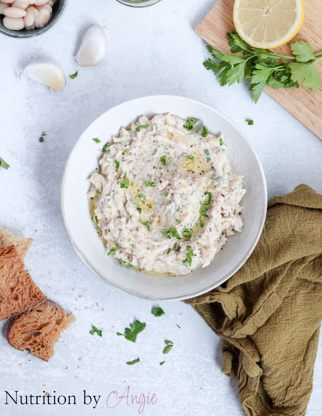Tuna and White Bean Protein Dip