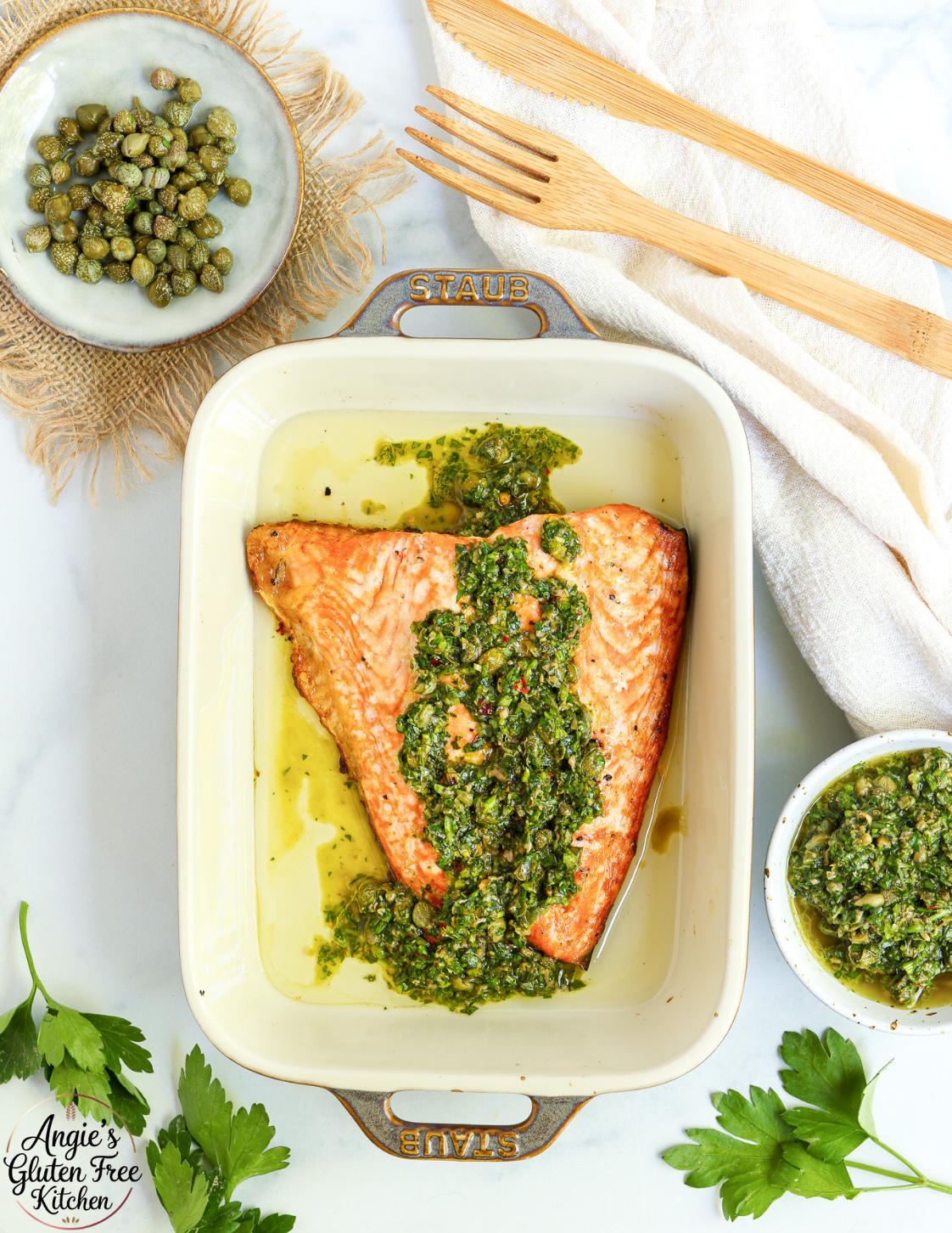 Salmon with Salsa Verde