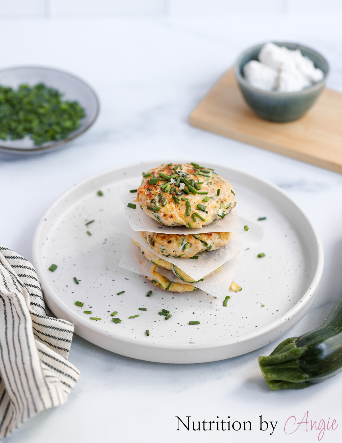 Chicken and Zucchini Fritters